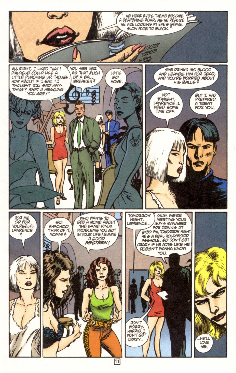 Read online Vamps: Hollywood & Vein comic -  Issue #3 - 12
