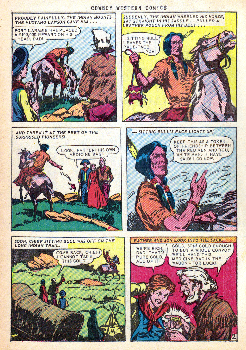Read online Cowboy Western Comics (1948) comic -  Issue #39 - 4
