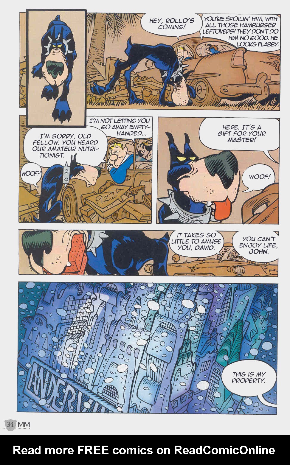 Read online Mickey Mouse Mystery Magazine comic -  Issue #0 - 34