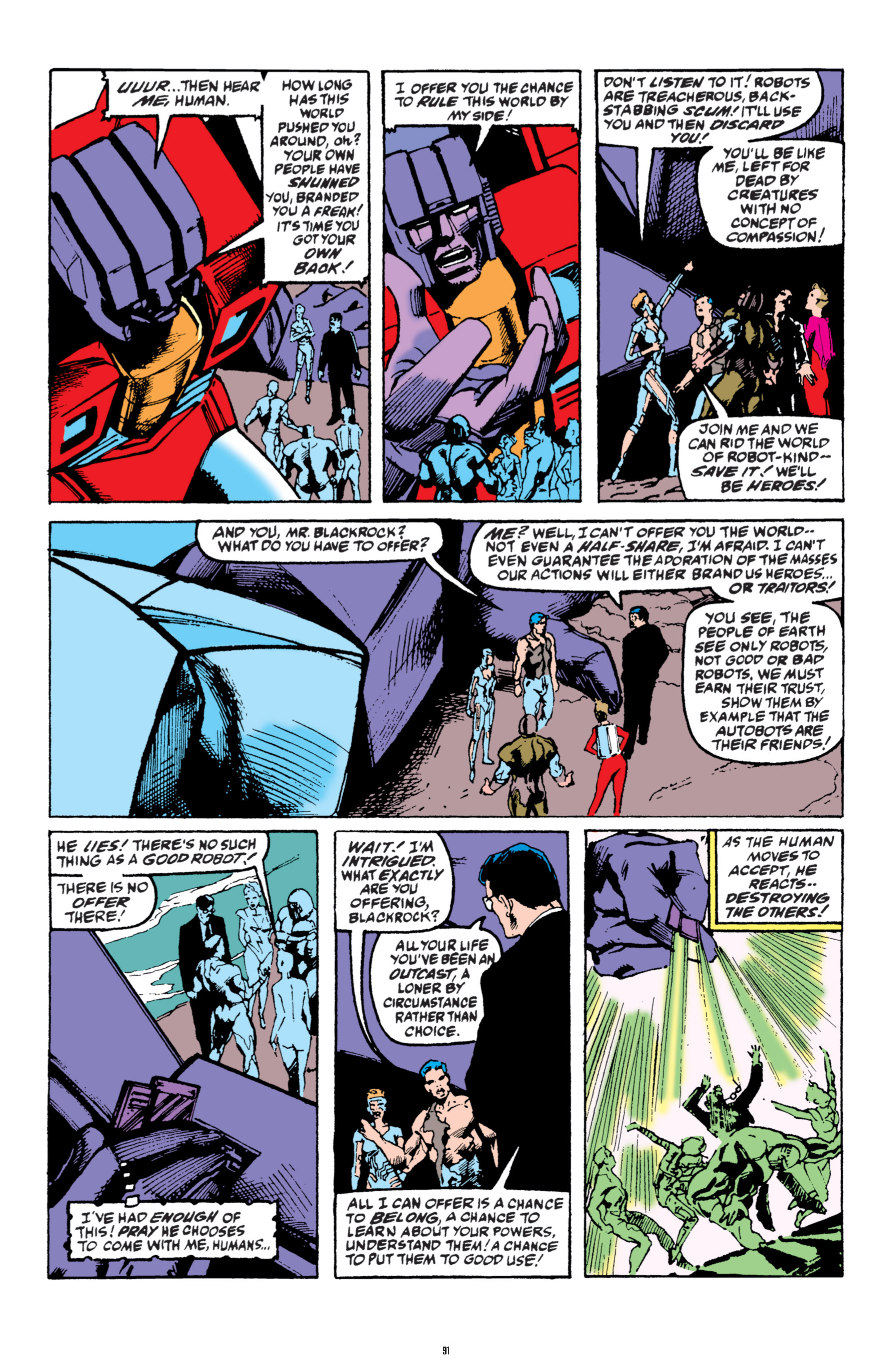 Read online The Transformers Classics comic -  Issue # TPB 6 - 91
