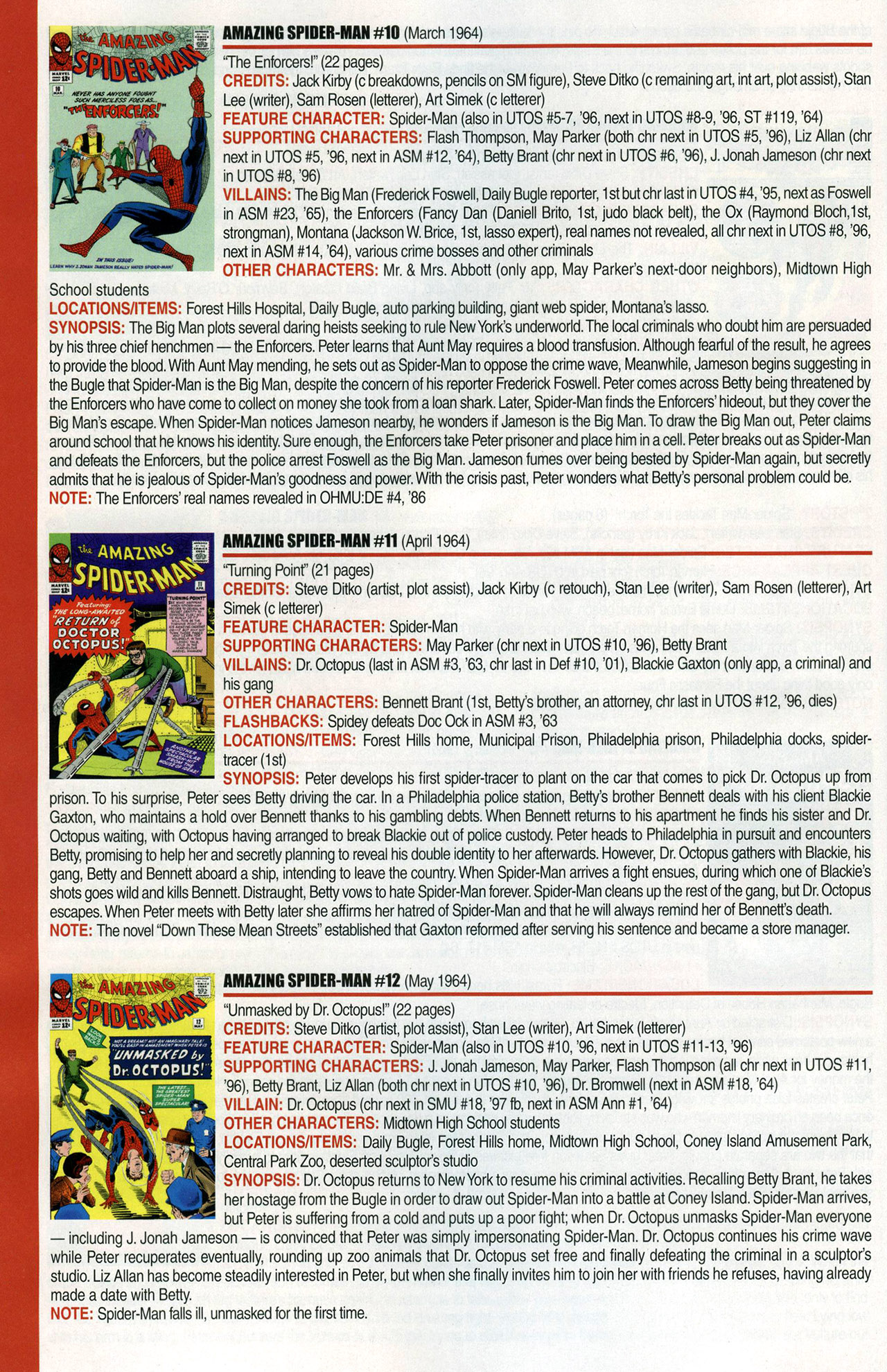 Read online Official Index to the Marvel Universe comic -  Issue #1 - 8
