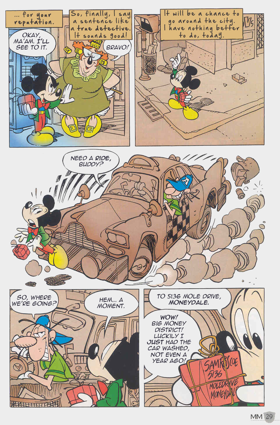 Read online Mickey Mouse Mystery Magazine comic -  Issue #0 - 29