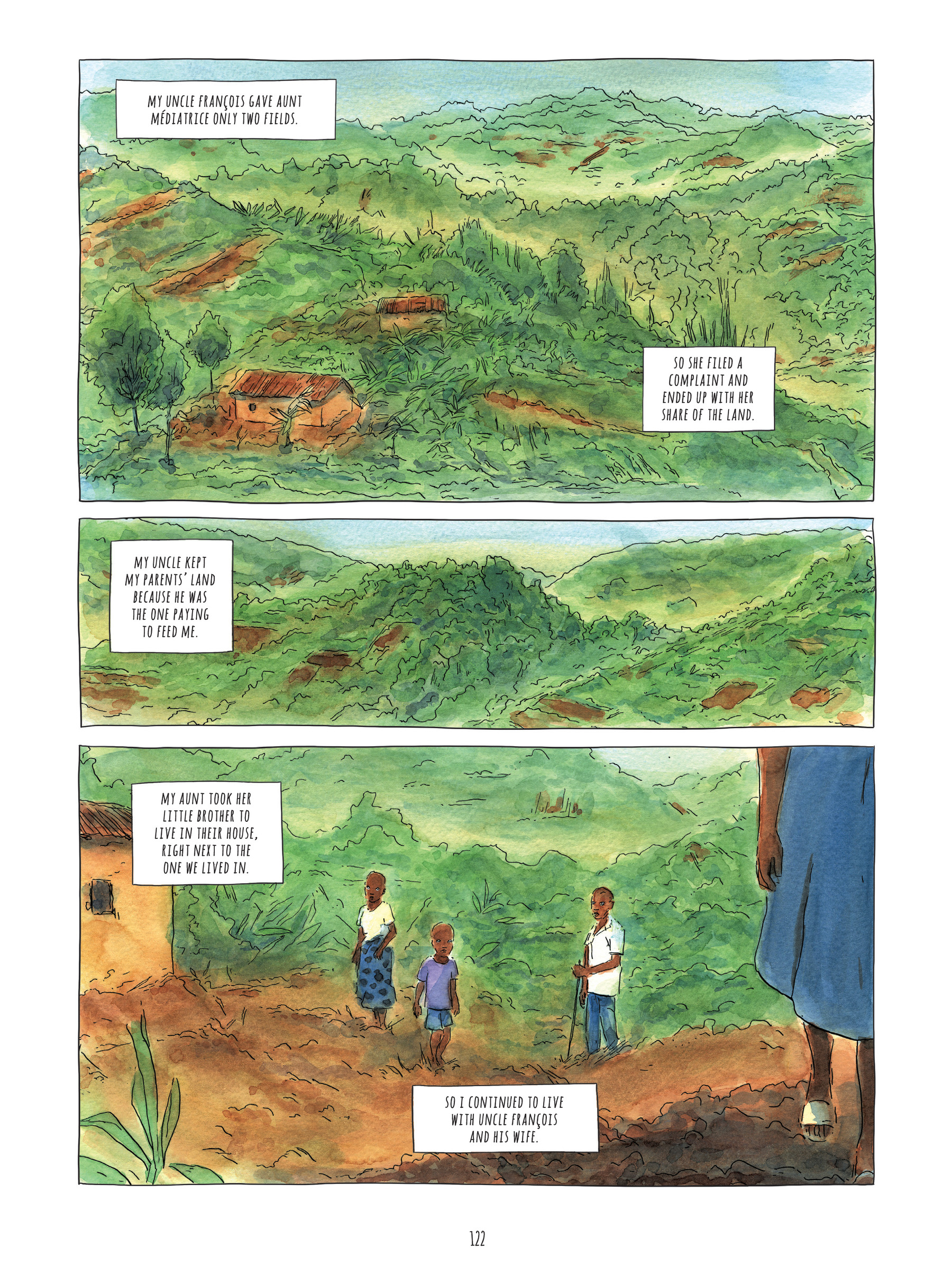 Read online Alice on the Run: One Child's Journey Through the Rwandan Civil War comic -  Issue # TPB - 121