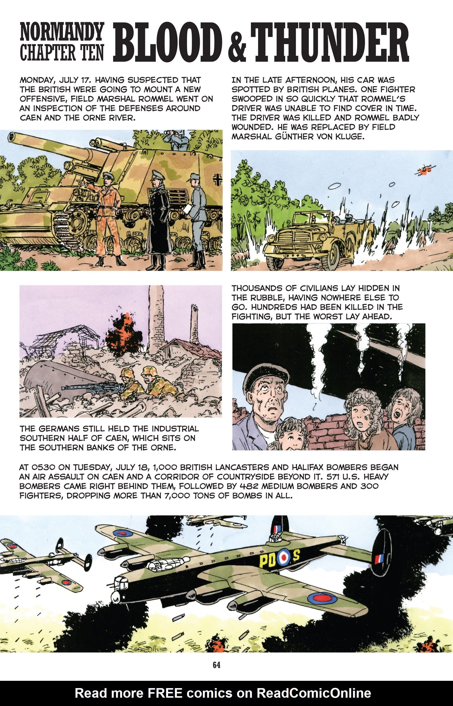 Read online Normandy: A Graphic History of D-Day, the Allied Invasion of Hitler's Fortress Europe comic -  Issue # TPB - 65