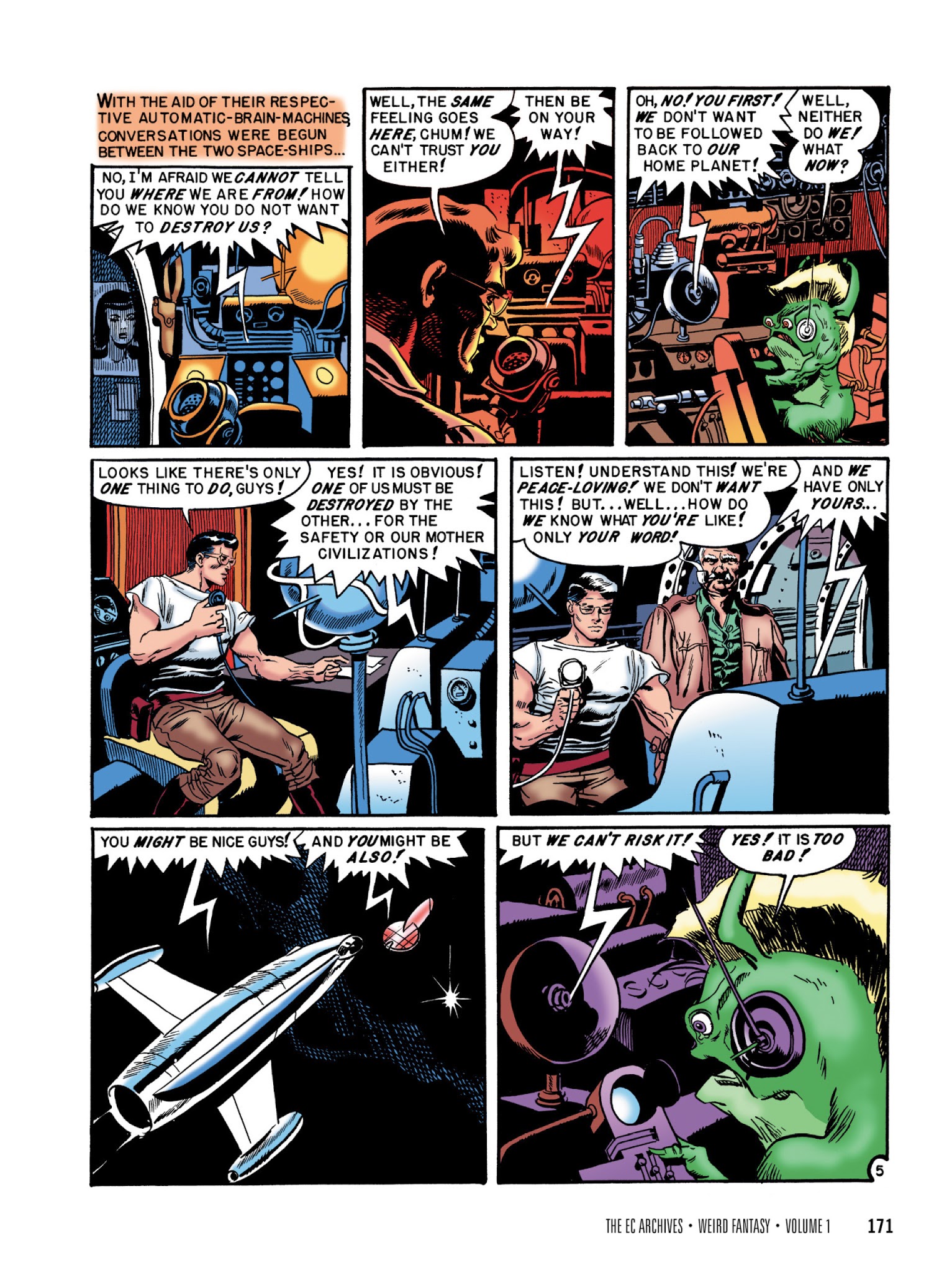 Read online The EC Archives: Weird Fantasy comic -  Issue # TPB 1 - 173