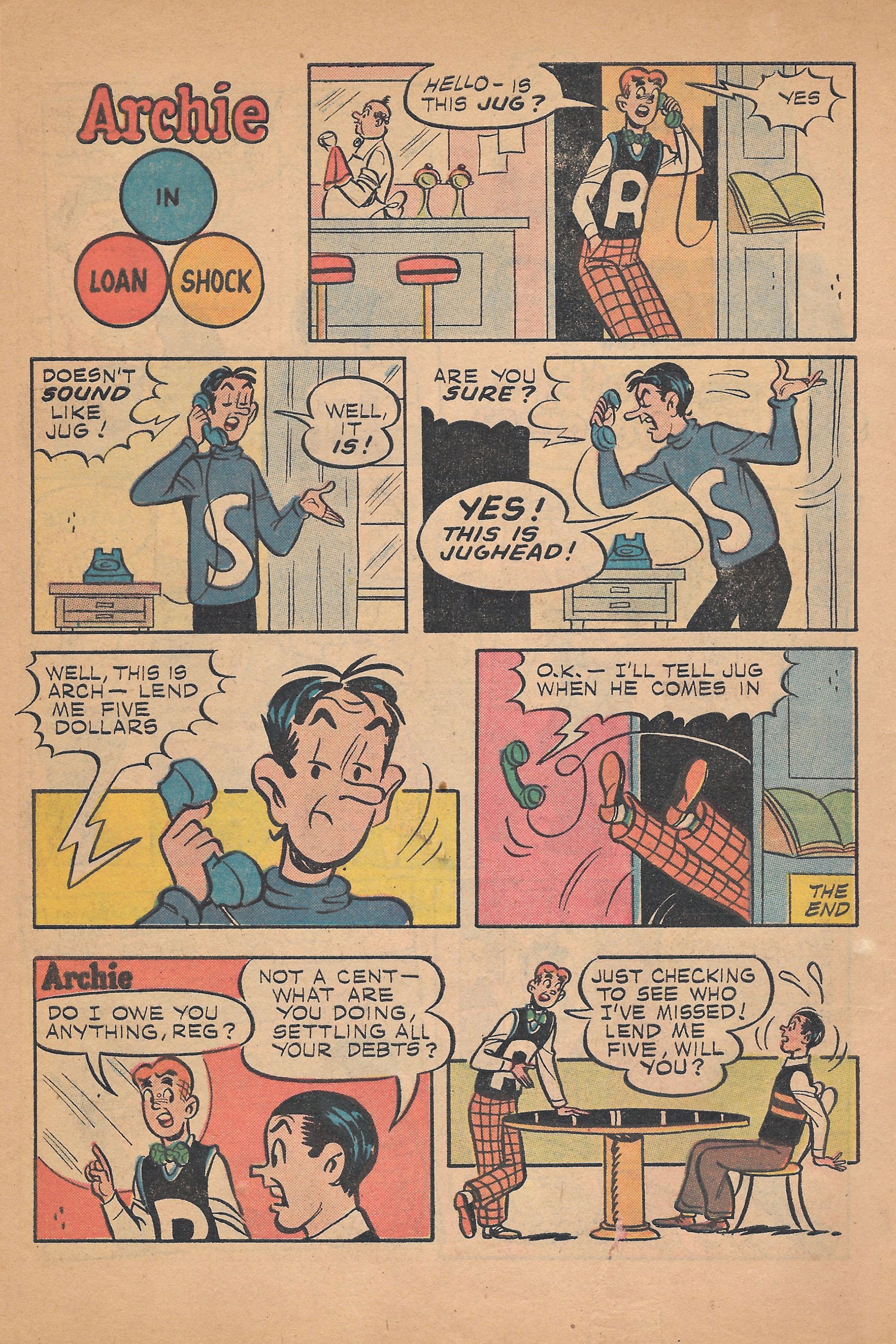 Read online Archie's Joke Book Magazine comic -  Issue #31 - 6