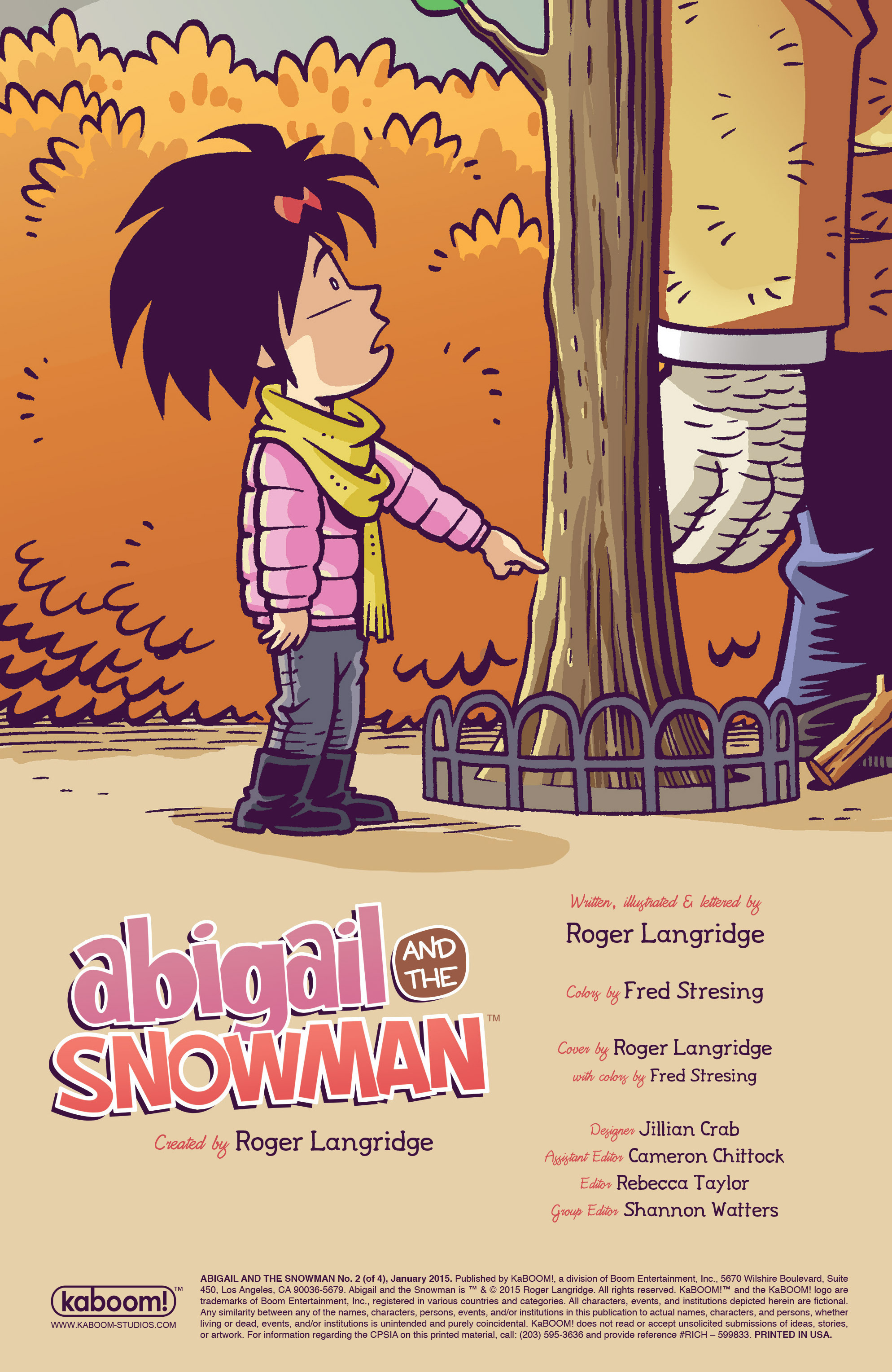 Read online Abigail And The Snowman comic -  Issue #2 - 2