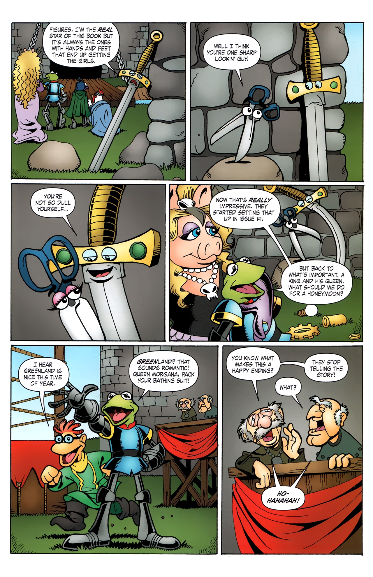Read online Muppet King Arthur comic -  Issue #4 - 24