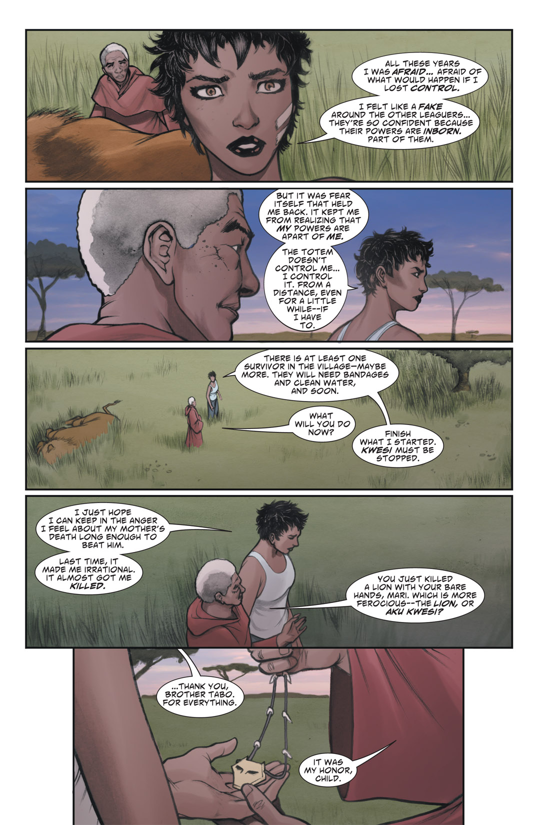 Read online Vixen: Return of the Lion comic -  Issue #4 - 8
