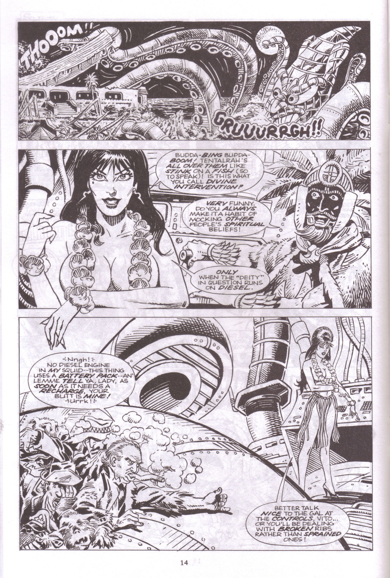 Read online Elvira, Mistress of the Dark comic -  Issue #53 - 16