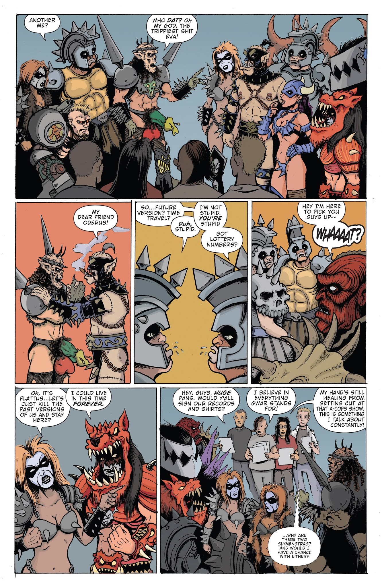 Read online Gwar: Orgasmageddon comic -  Issue #3 - 17