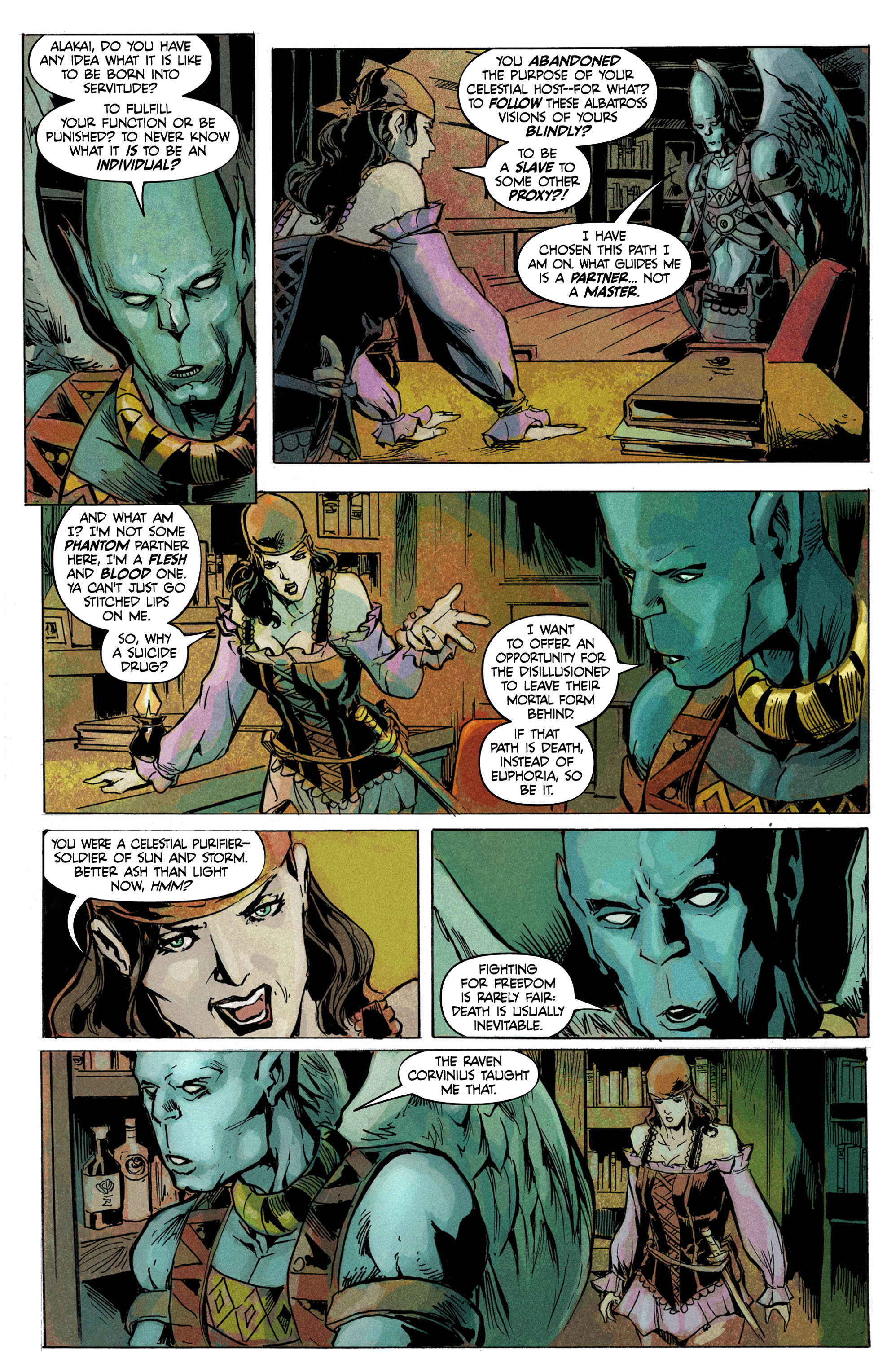 Read online Raven Nevermore comic -  Issue #5 - 19