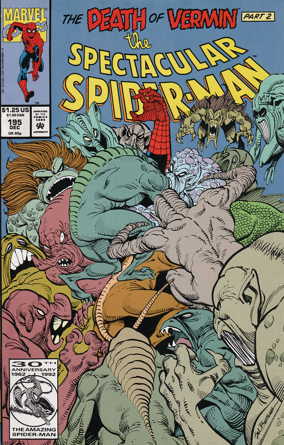 Read online The Spectacular Spider-Man (1976) comic -  Issue #195 - 1