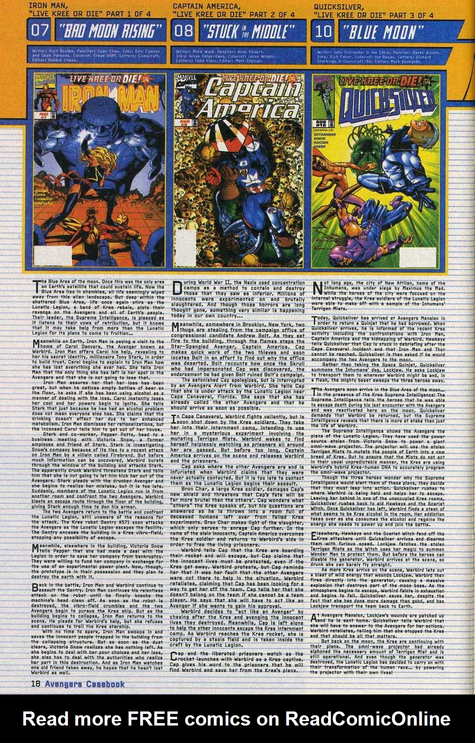 Read online Avengers: Casebook 1999 comic -  Issue # Full - 14