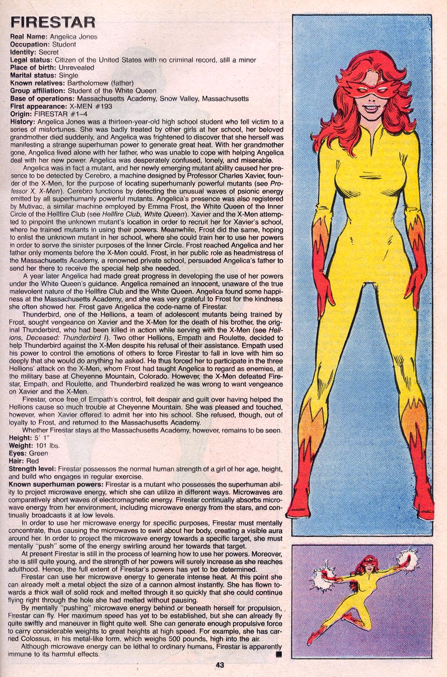 Read online The Official Handbook of the Marvel Universe Deluxe Edition comic -  Issue #4 - 45