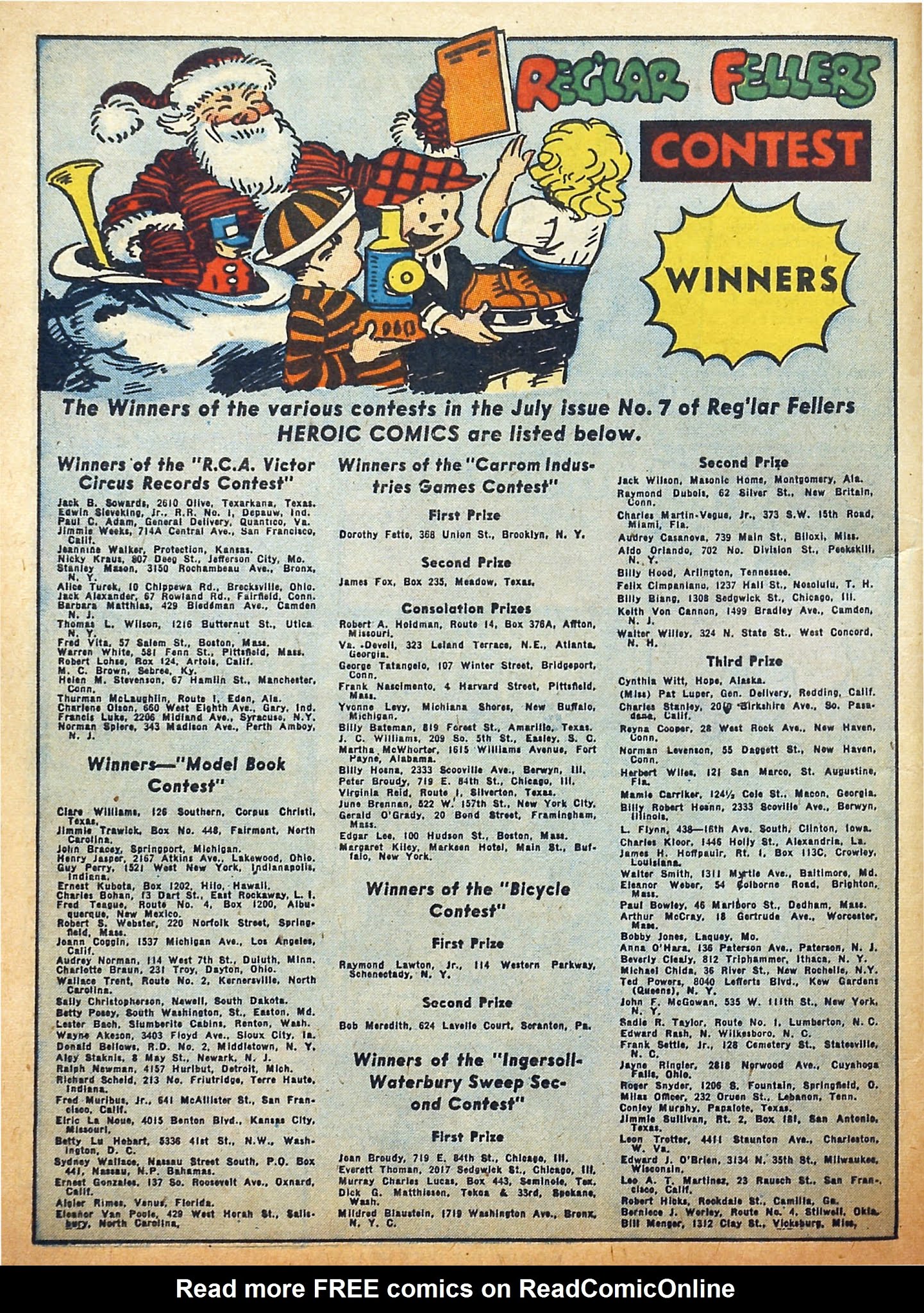 Read online Reg'lar Fellers Heroic Comics comic -  Issue #10 - 16