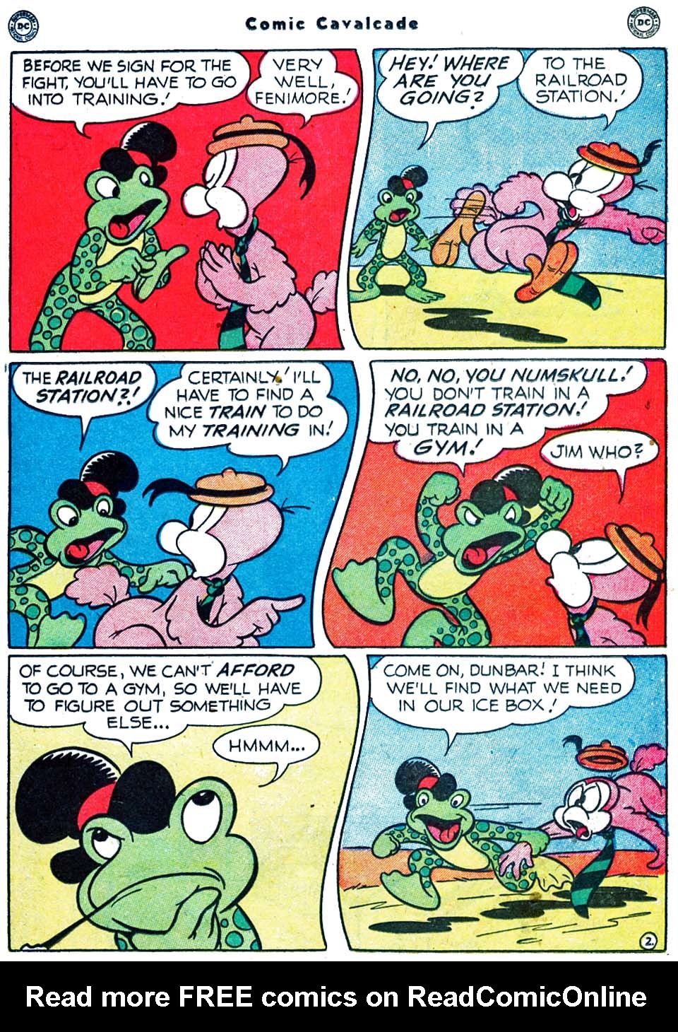 Read online Comic Cavalcade comic -  Issue #40 - 33