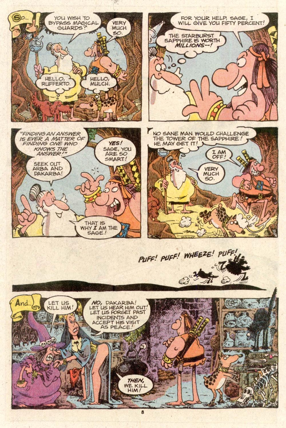 Read online Sergio Aragonés Groo the Wanderer comic -  Issue #47 - 8