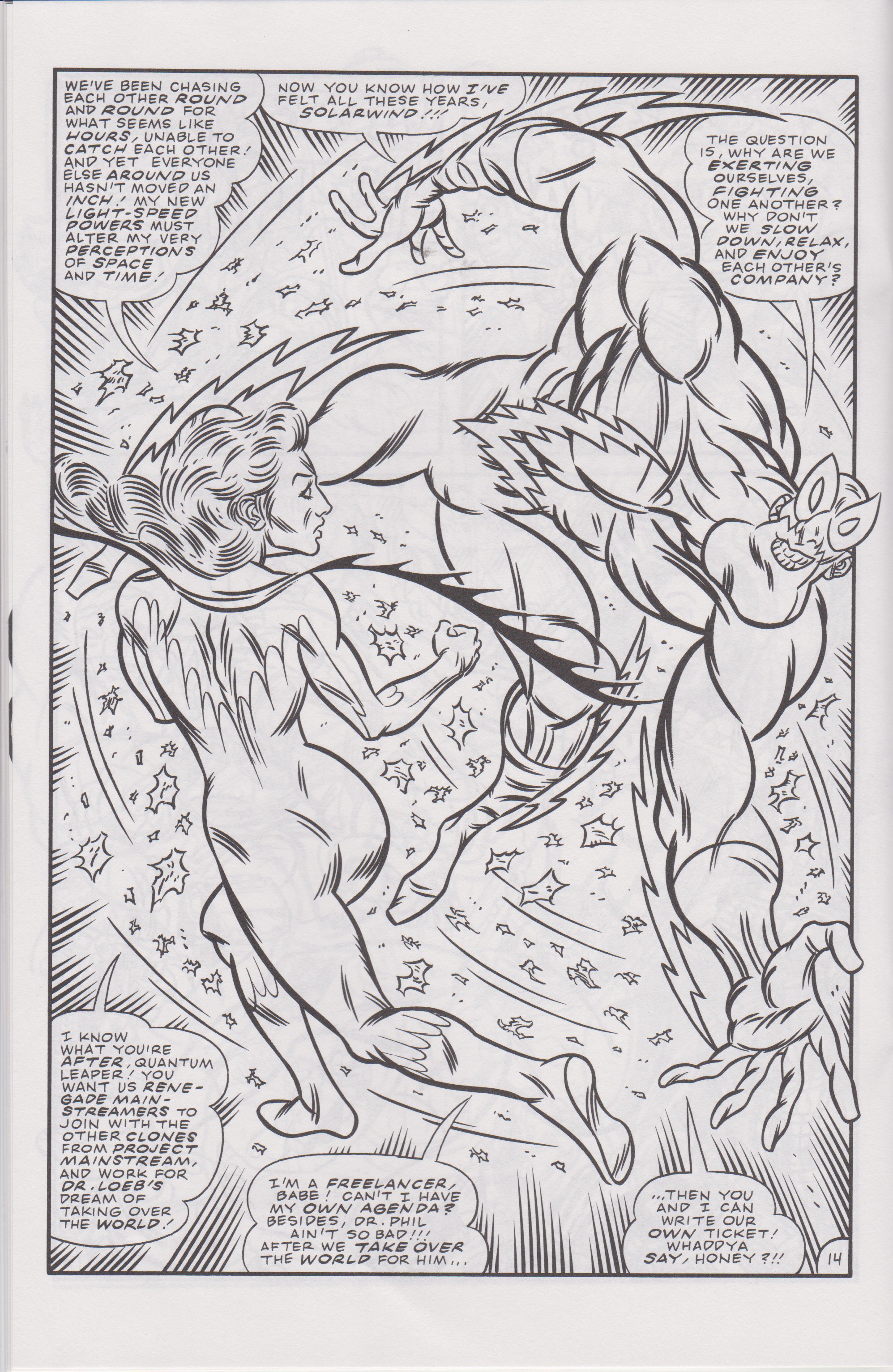 Read online Don Simpson's Bizarre Heroes comic -  Issue #12 - 16