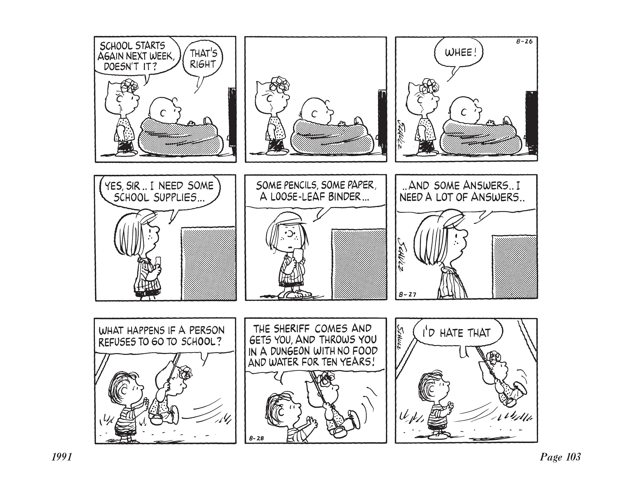 Read online The Complete Peanuts comic -  Issue # TPB 21 - 117