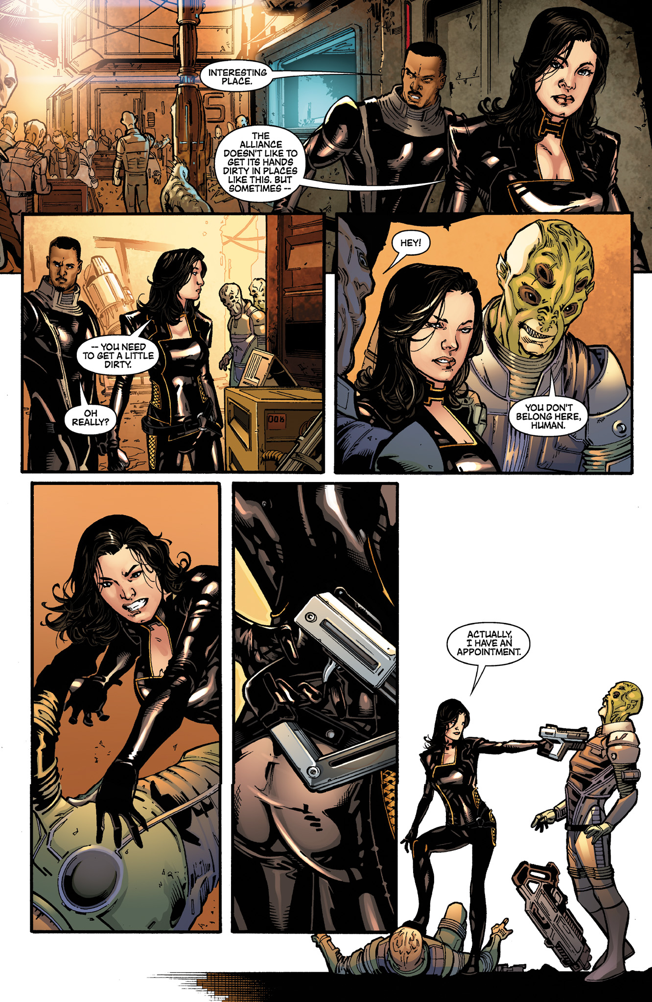 Read online Mass Effect: Foundation comic -  Issue #5 - 12