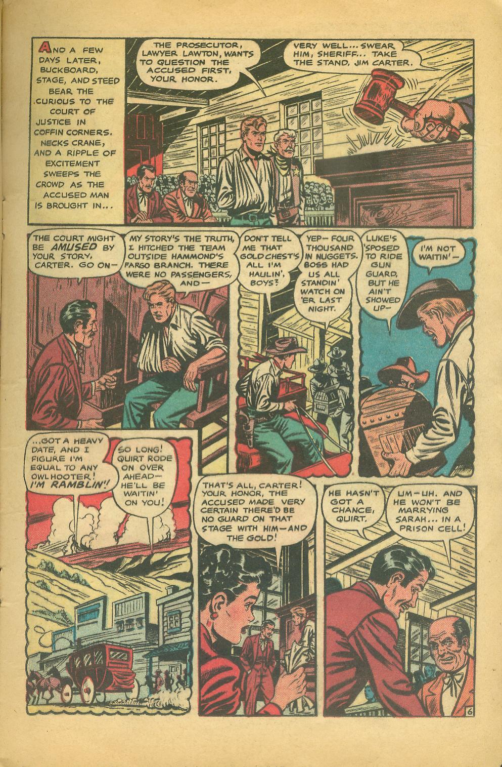 Read online Cowgirl Romances (1950) comic -  Issue #2 - 22