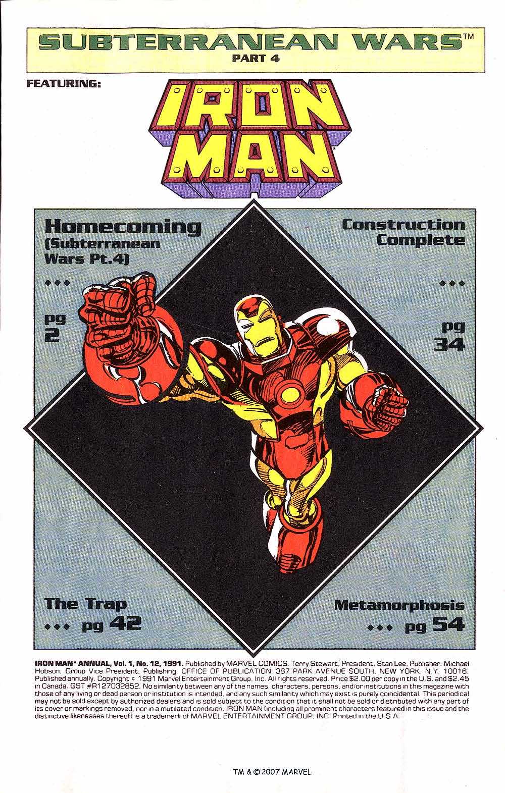 Read online Iron Man Annual comic -  Issue #12 - 3