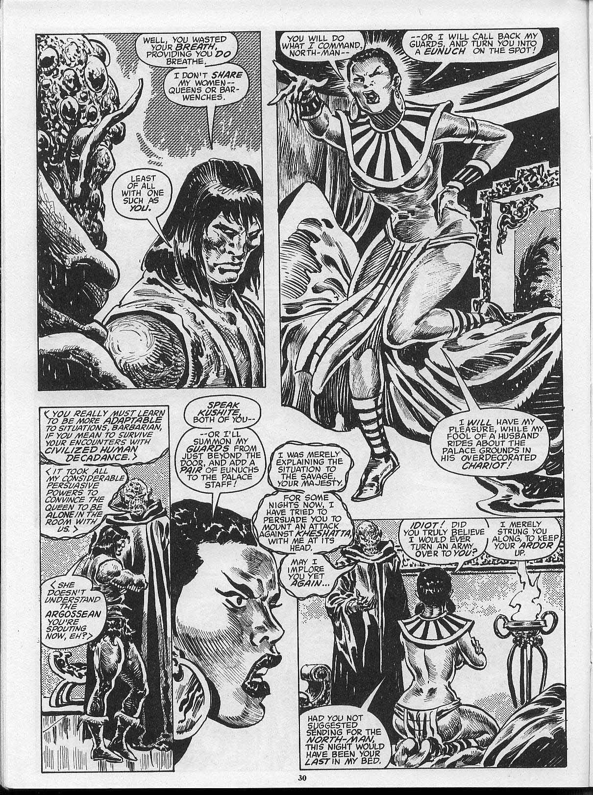 Read online The Savage Sword Of Conan comic -  Issue #202 - 32