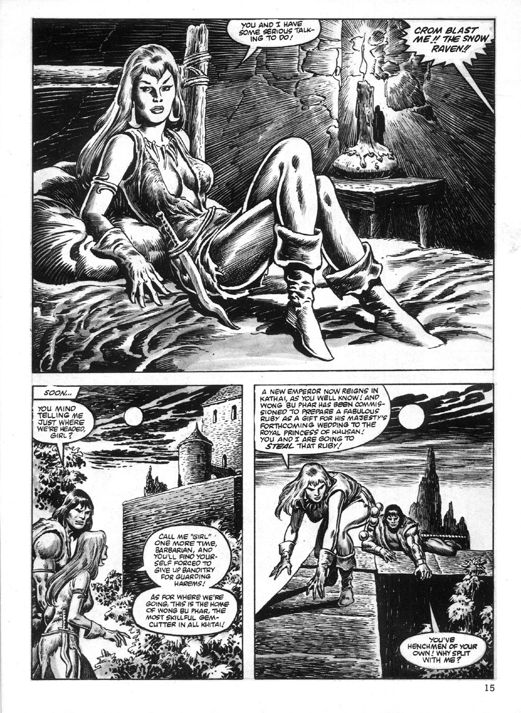 Read online The Savage Sword Of Conan comic -  Issue #95 - 15