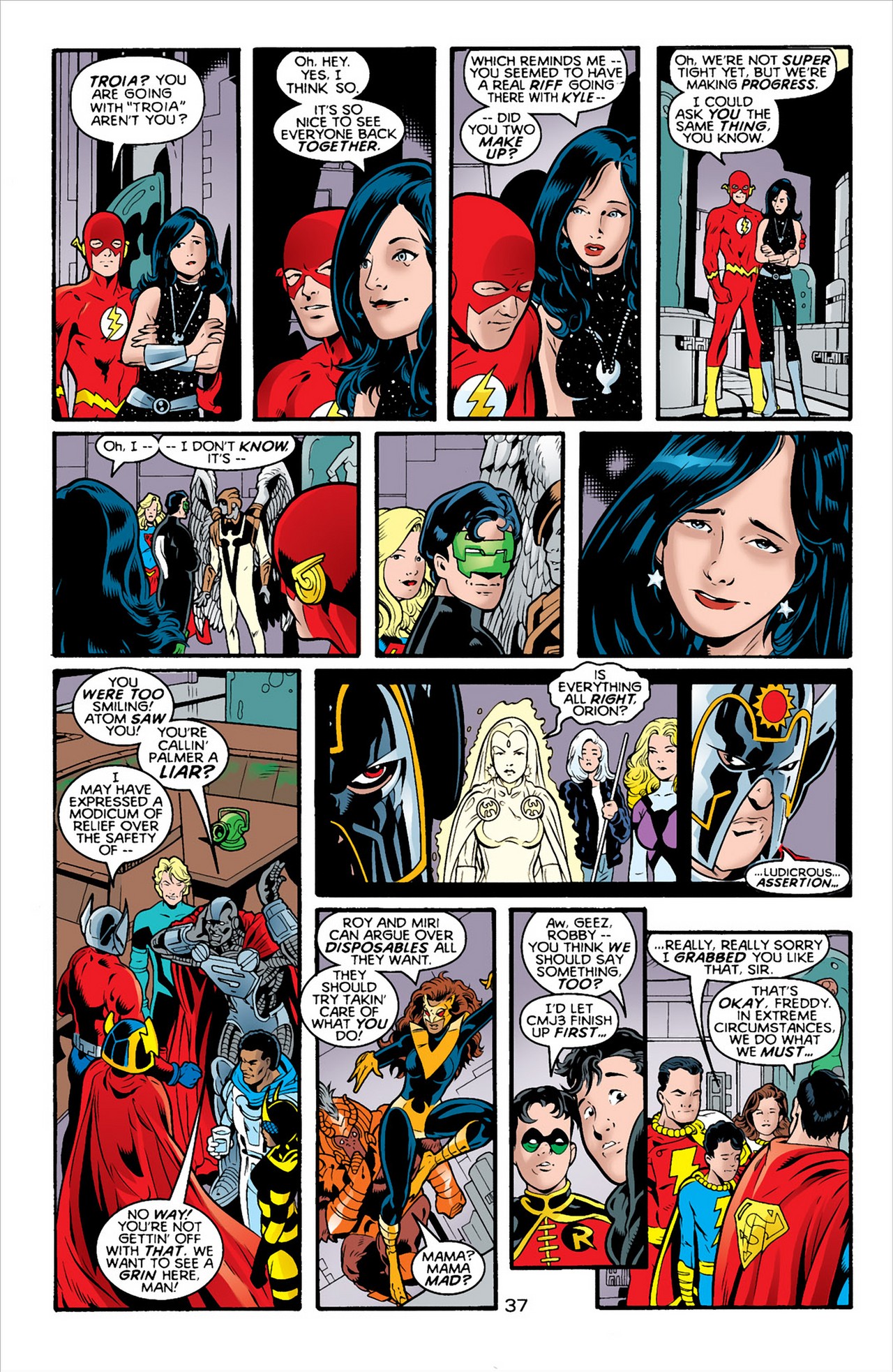 Read online JLA/Titans comic -  Issue #3 - 34