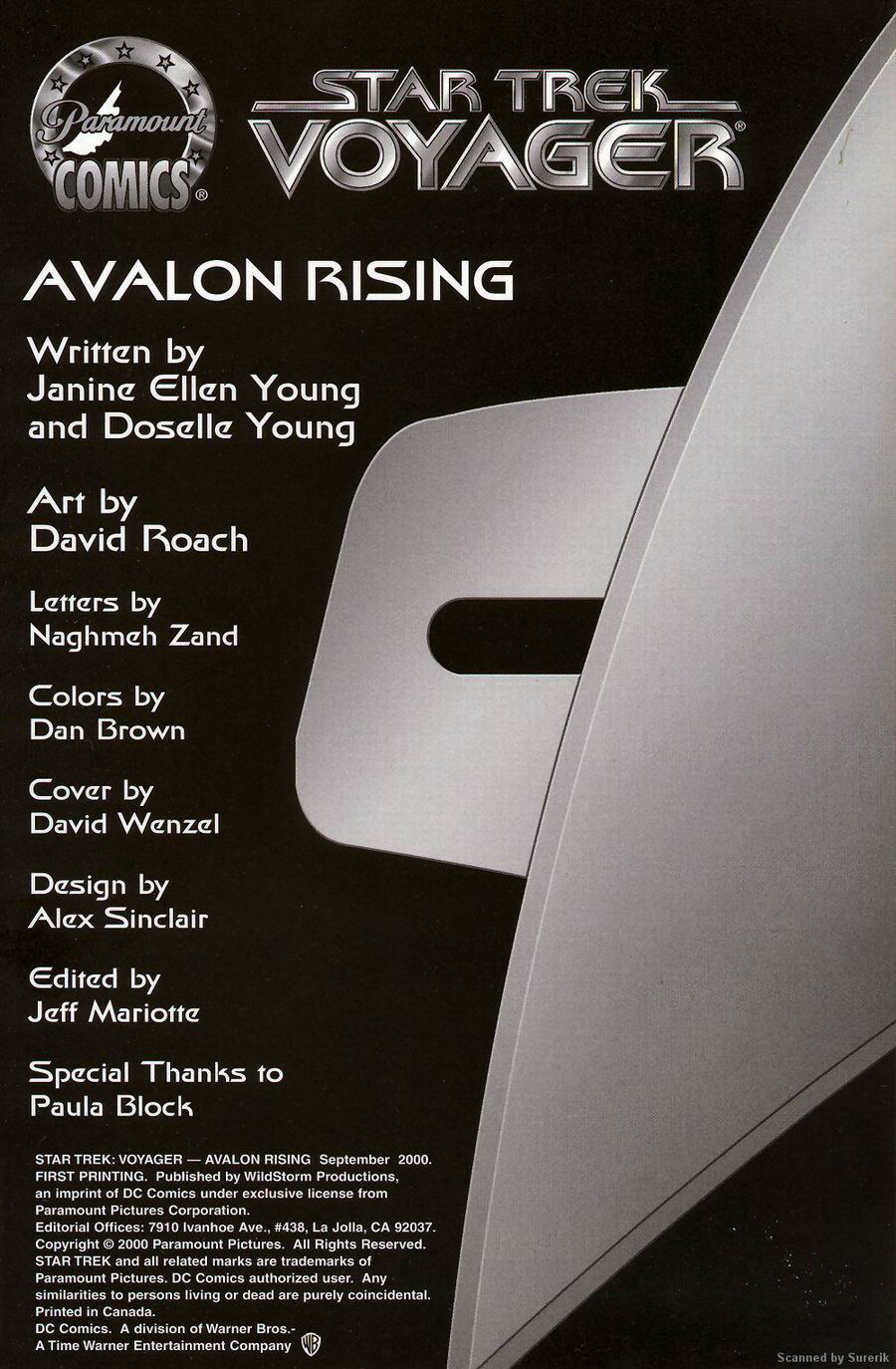 Read online Star Trek: Voyager--Avalon Rising comic -  Issue # Full - 2