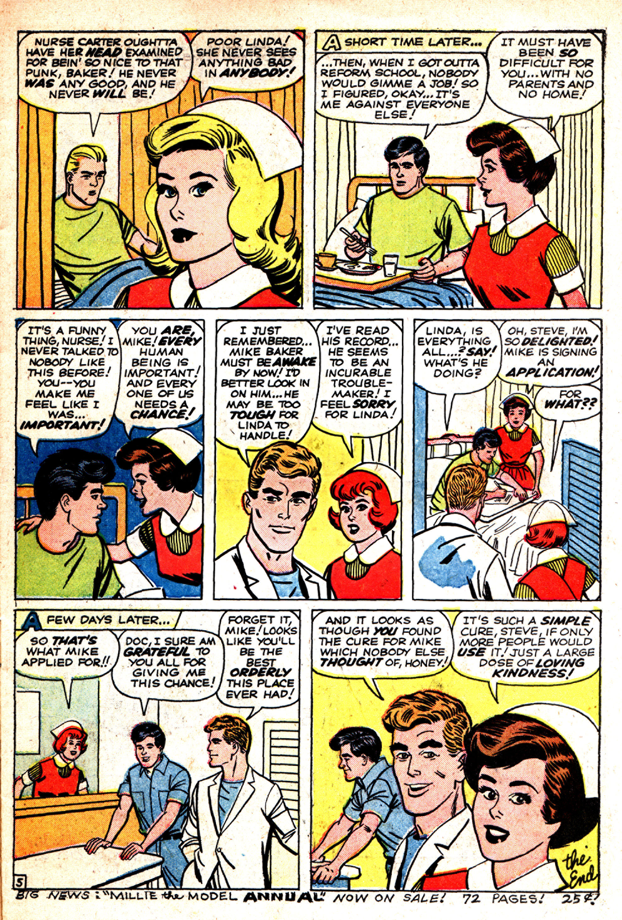 Read online Linda Carter, Student Nurse comic -  Issue #8 - 7