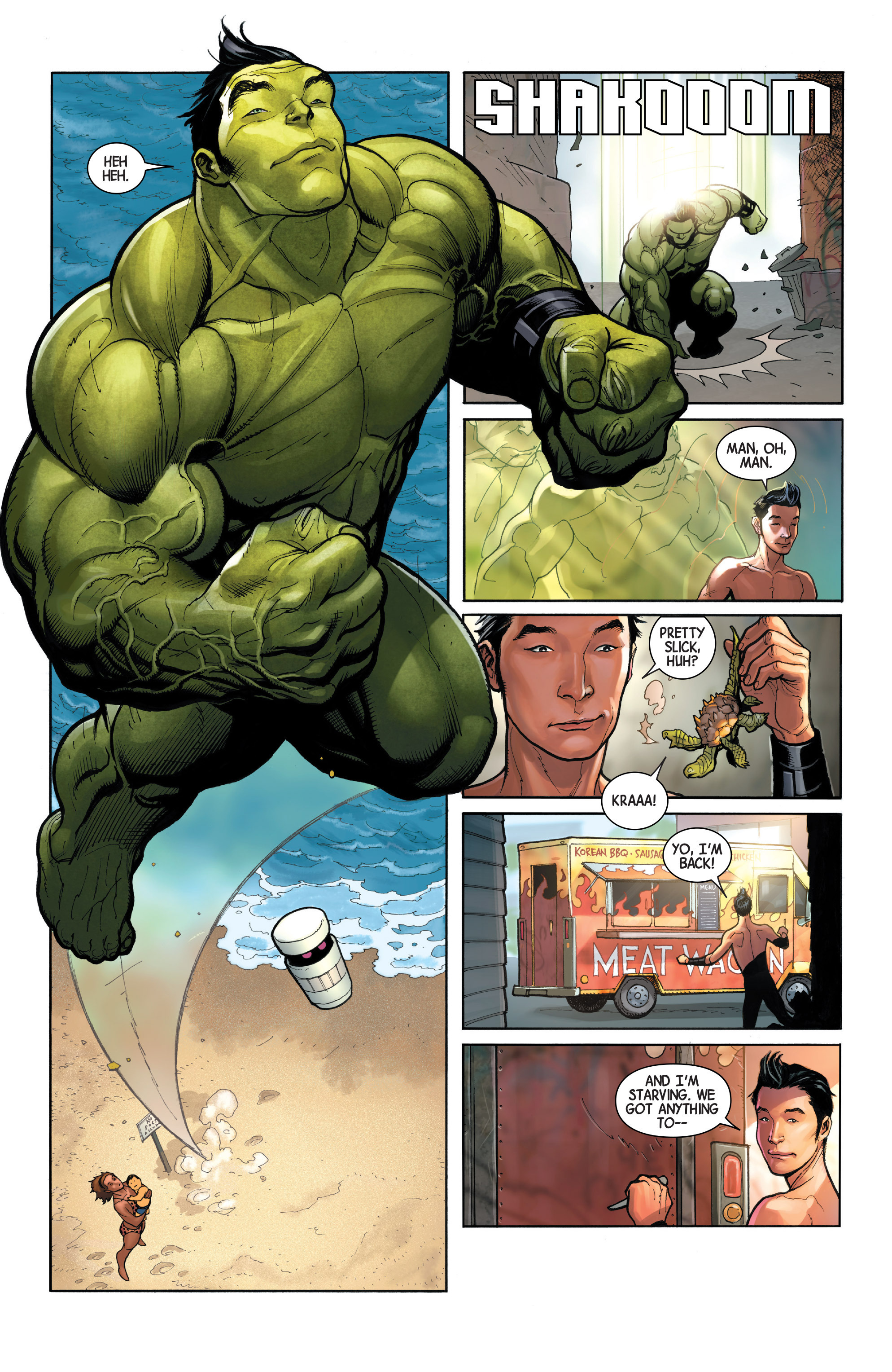 Read online Totally Awesome Hulk comic -  Issue #1 - 13