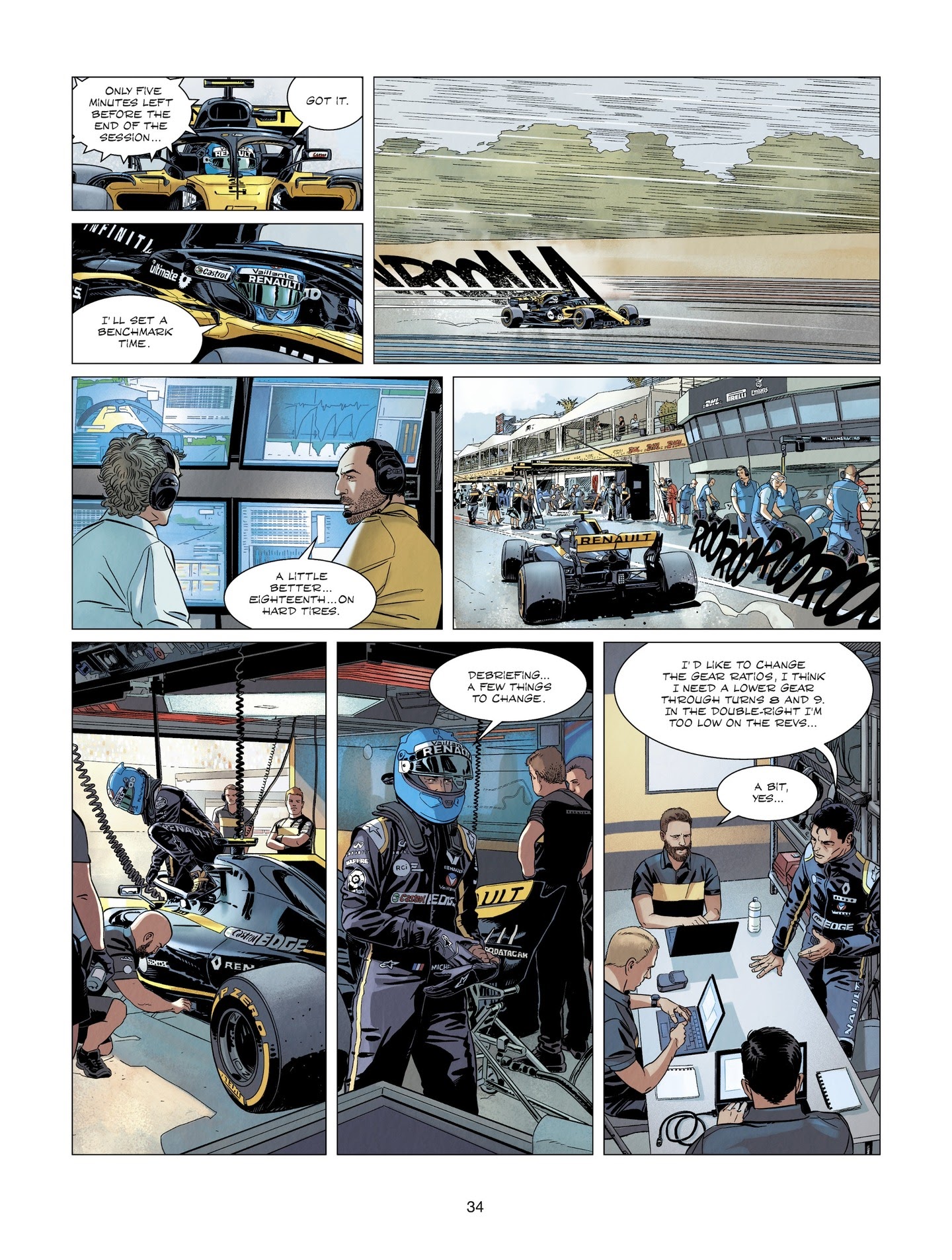 Read online Michel Vaillant comic -  Issue #8 - 34