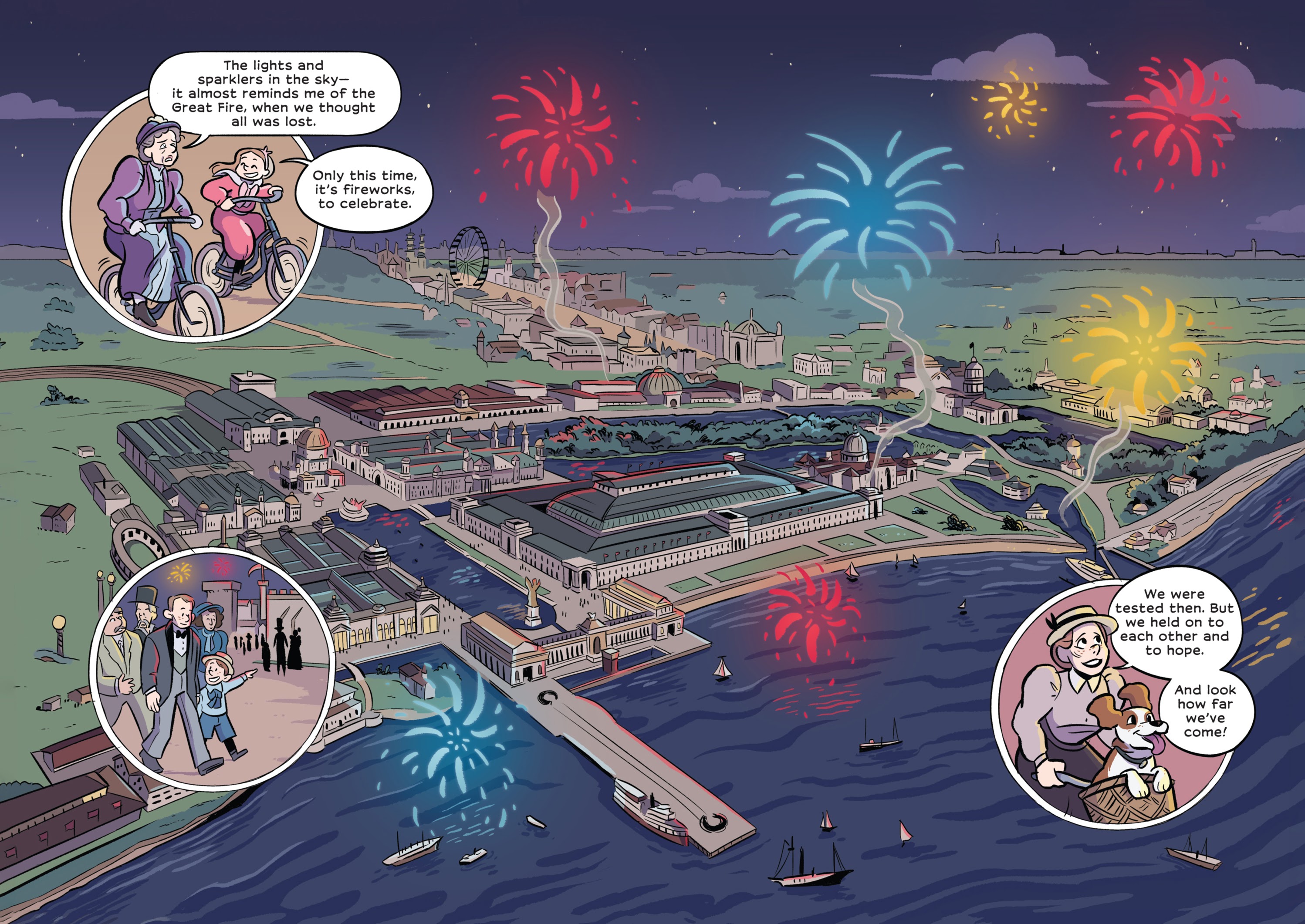 Read online History Comics comic -  Issue # The Great Chicago Fire: Rising From the Ashes - 119