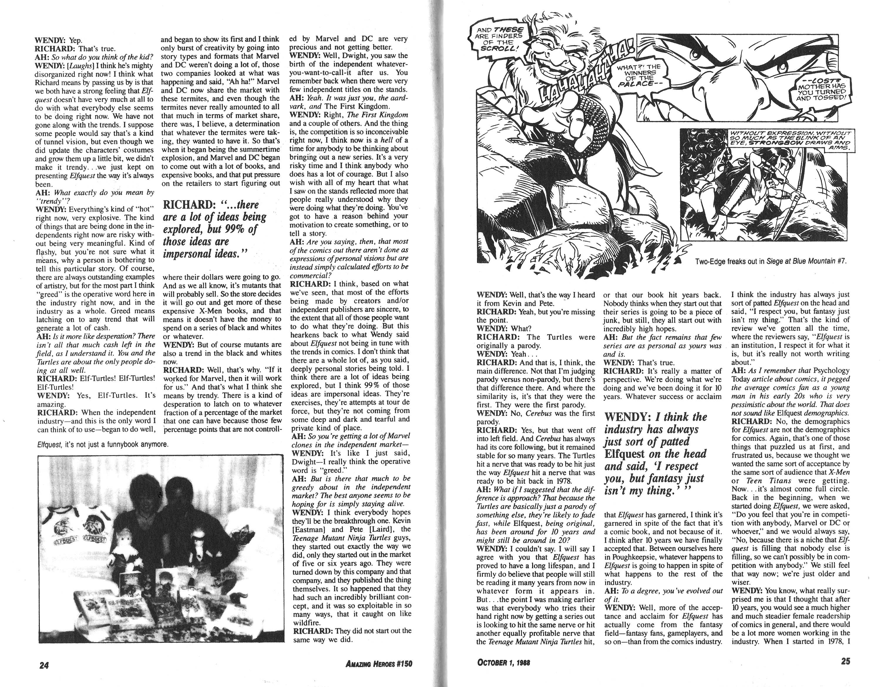 Read online Amazing Heroes comic -  Issue #150 - 13