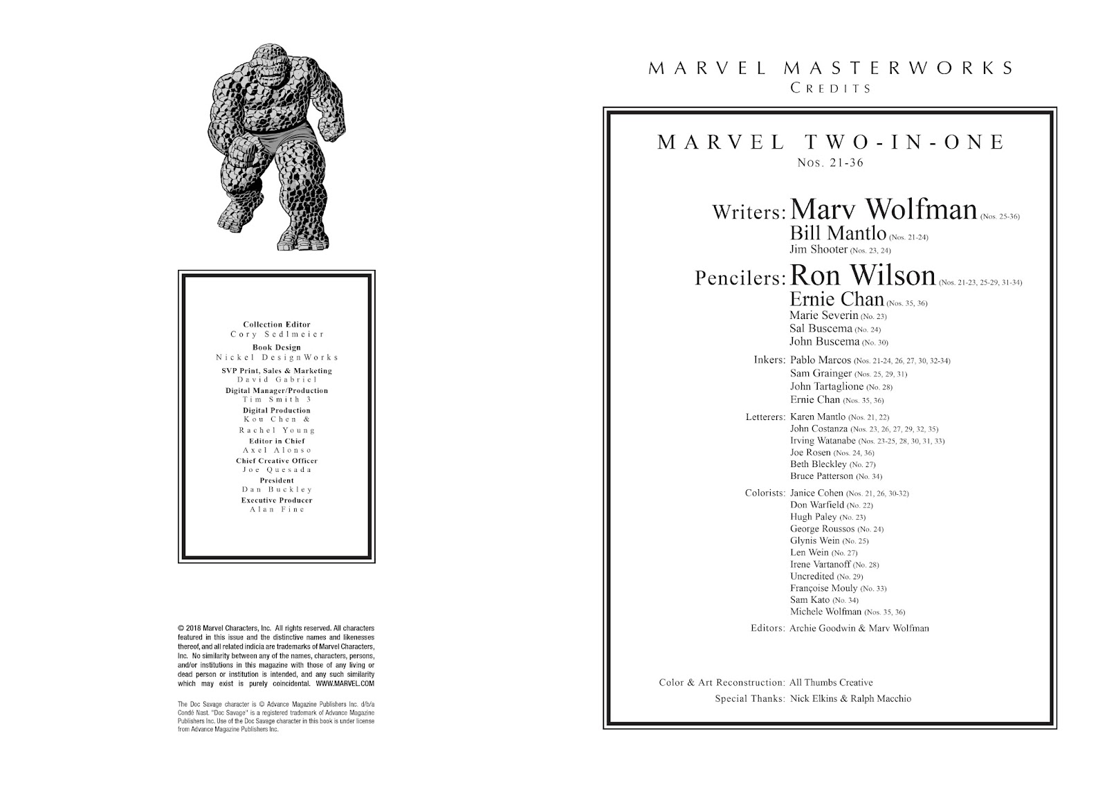 Marvel Masterworks: Marvel Two-In-One issue TPB 3 - Page 3