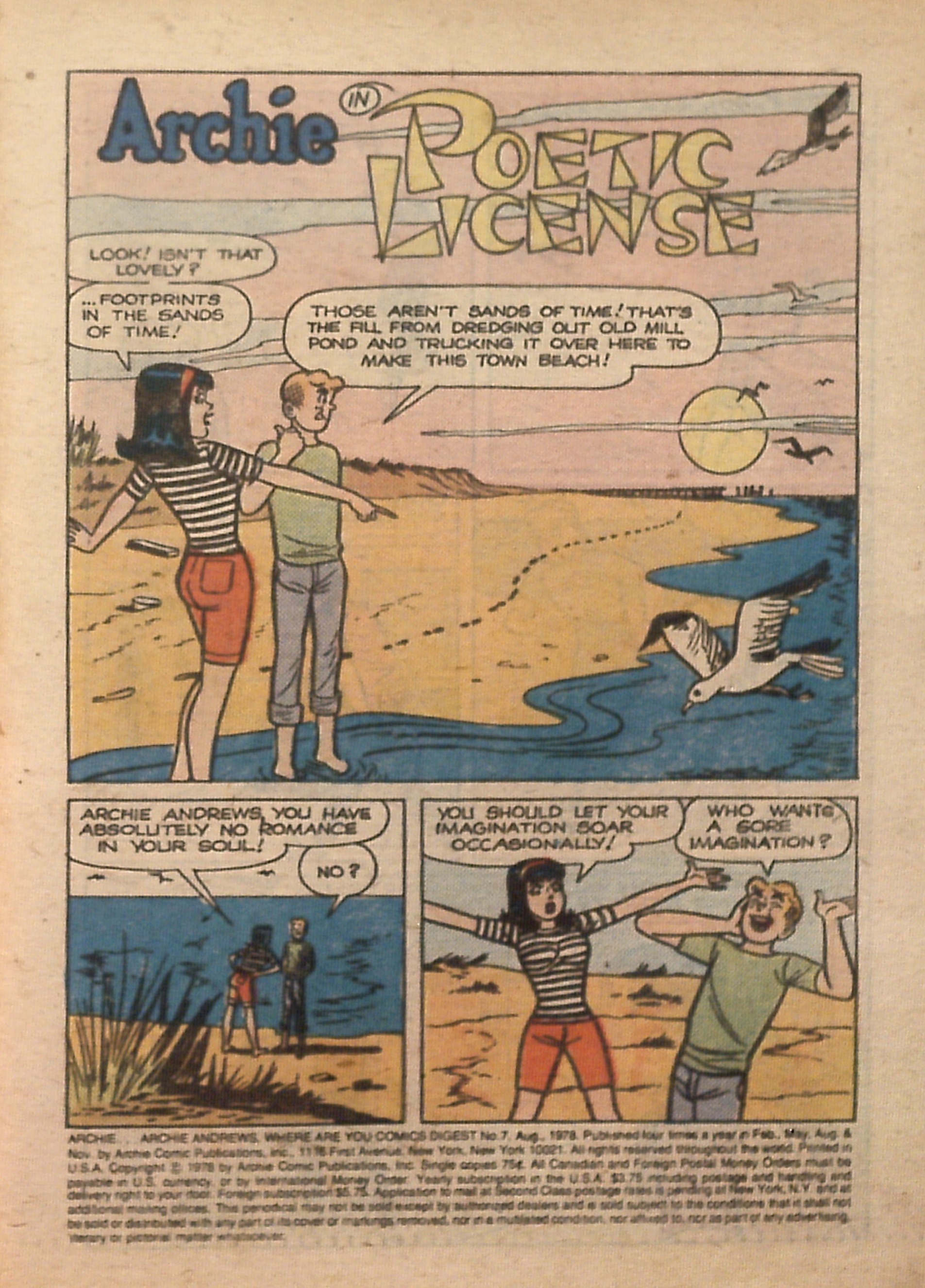 Read online Archie...Archie Andrews, Where Are You? Digest Magazine comic -  Issue #7 - 3