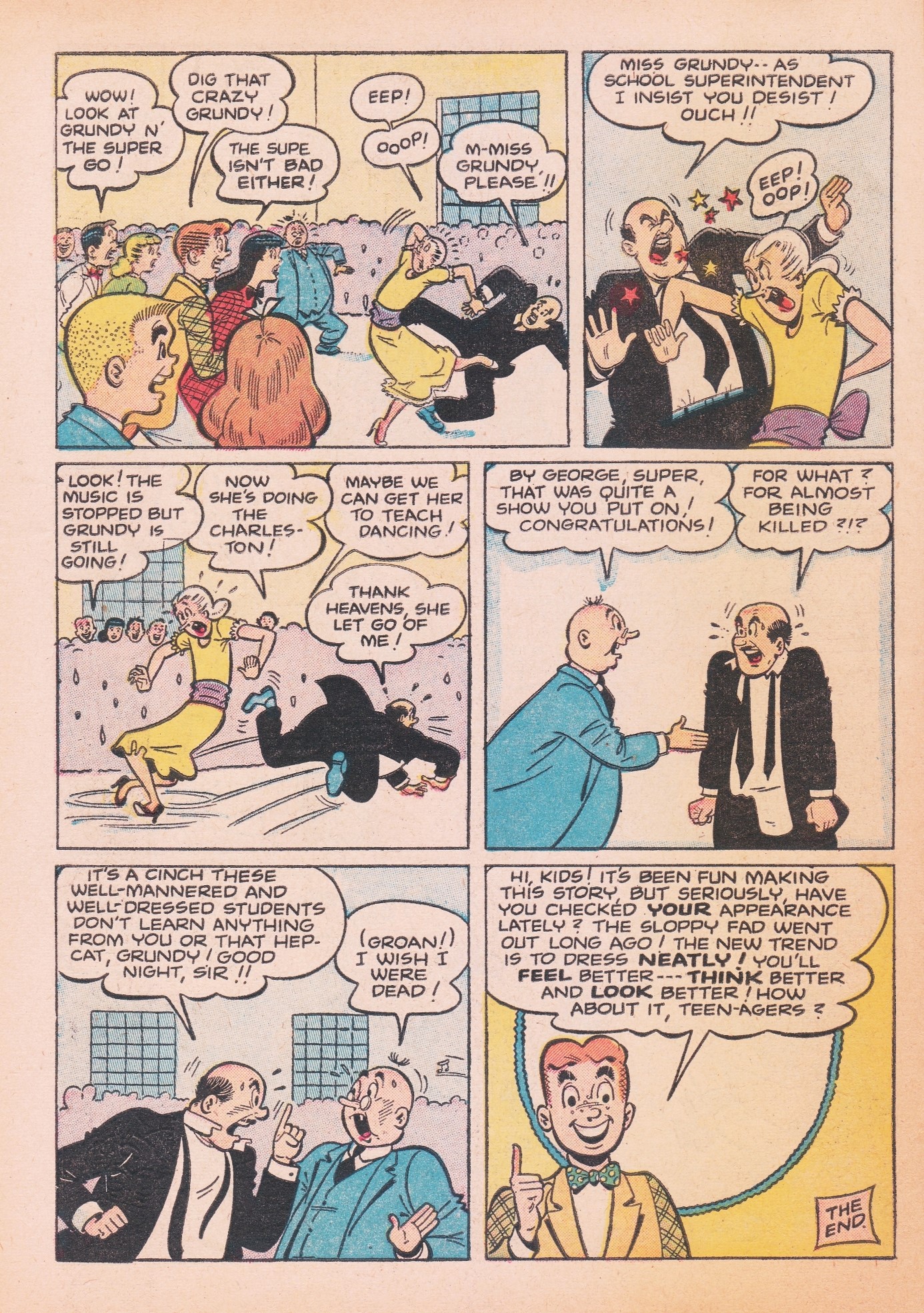 Read online Pep Comics comic -  Issue #103 - 6