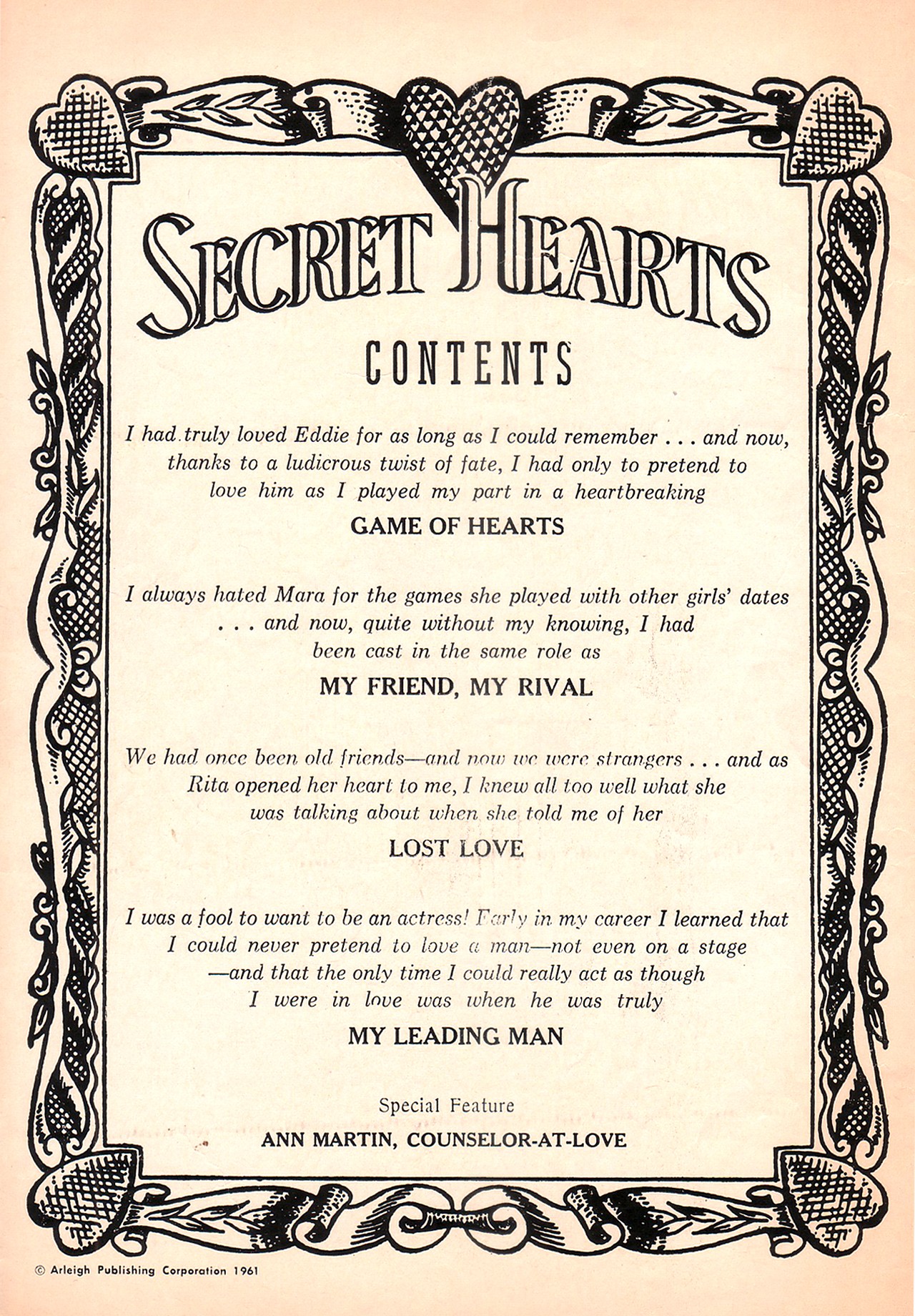 Read online Secret Hearts comic -  Issue #77 - 2