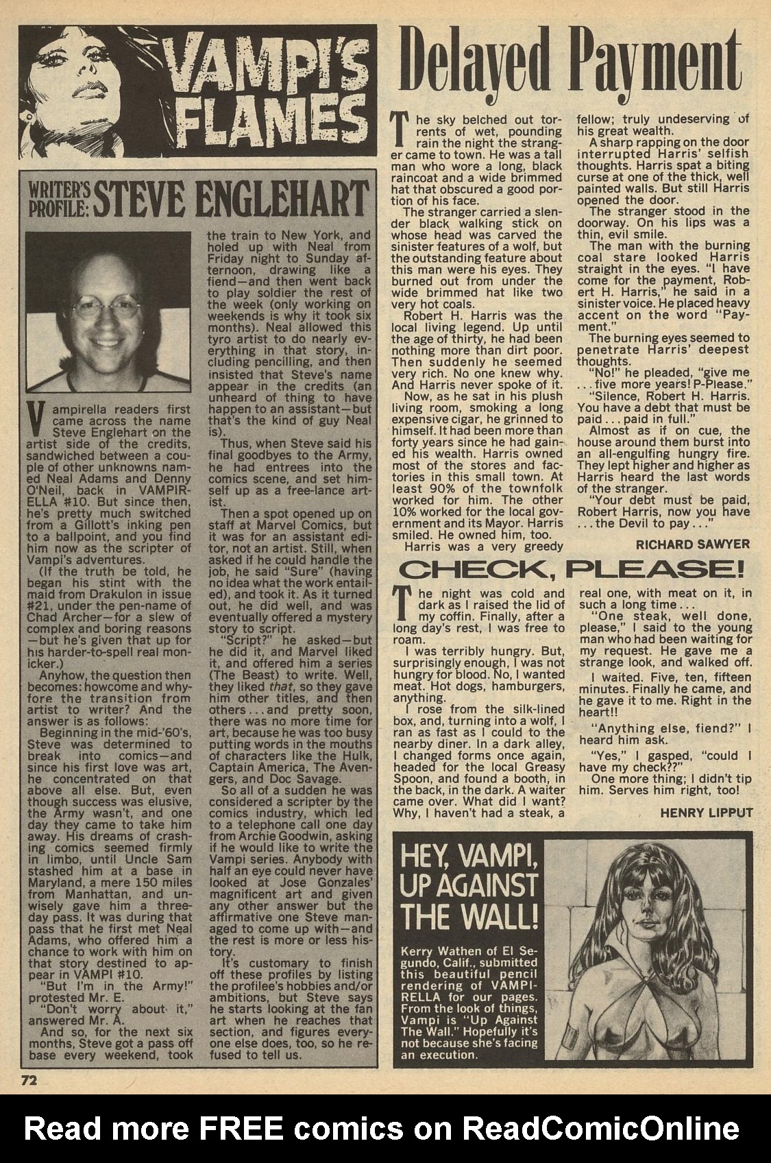 Read online Vampirella (1969) comic -  Issue #22 - 72