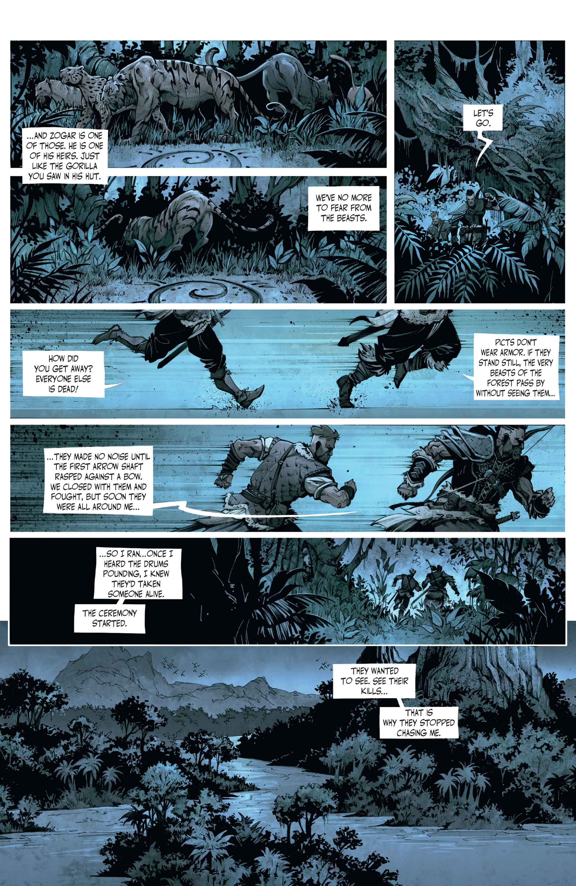 Read online The Cimmerian: Beyond The Black River comic -  Issue #2 - 5
