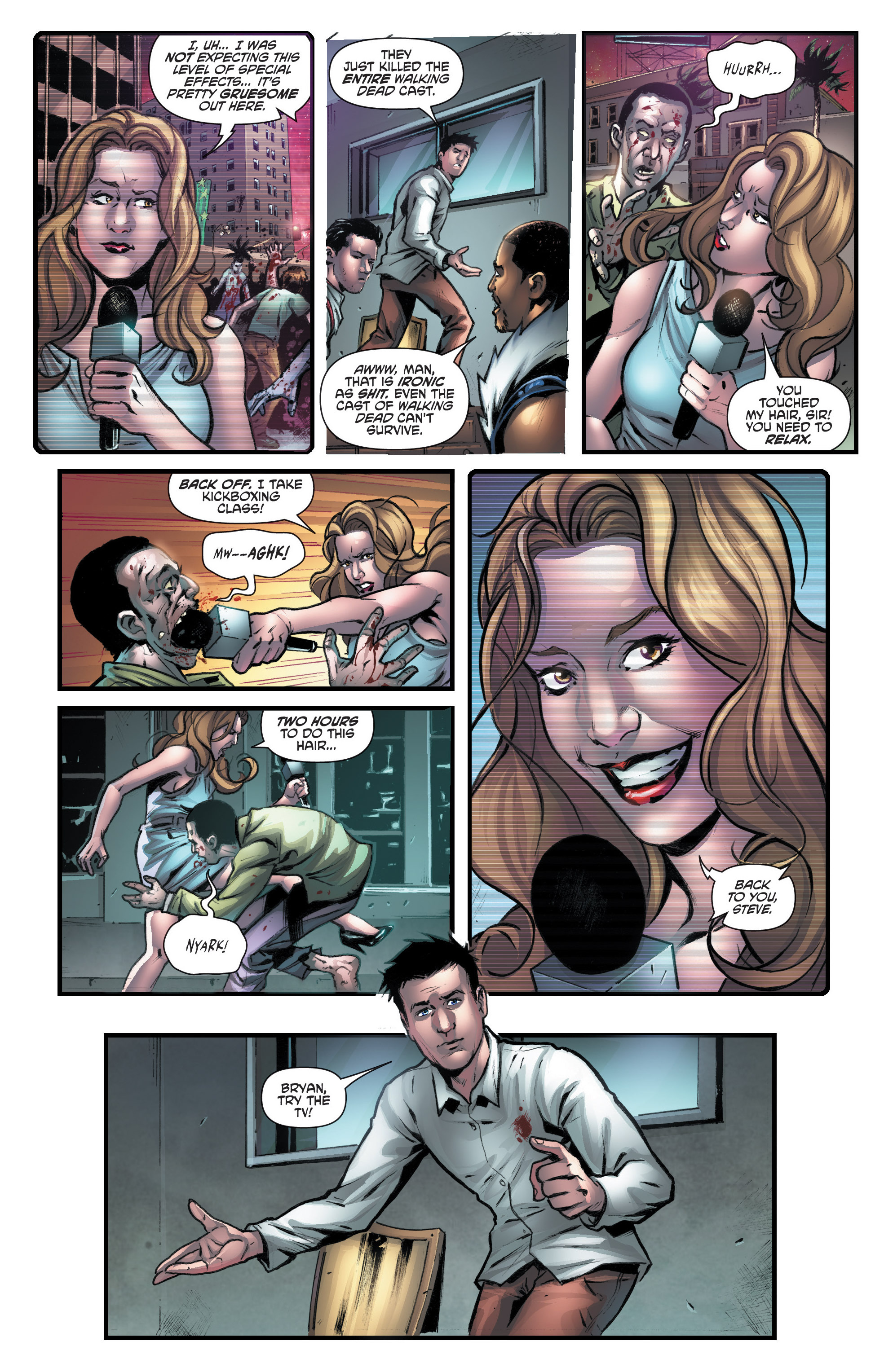 Read online Hollywood Zombie Apocalypse comic -  Issue #1 - 37