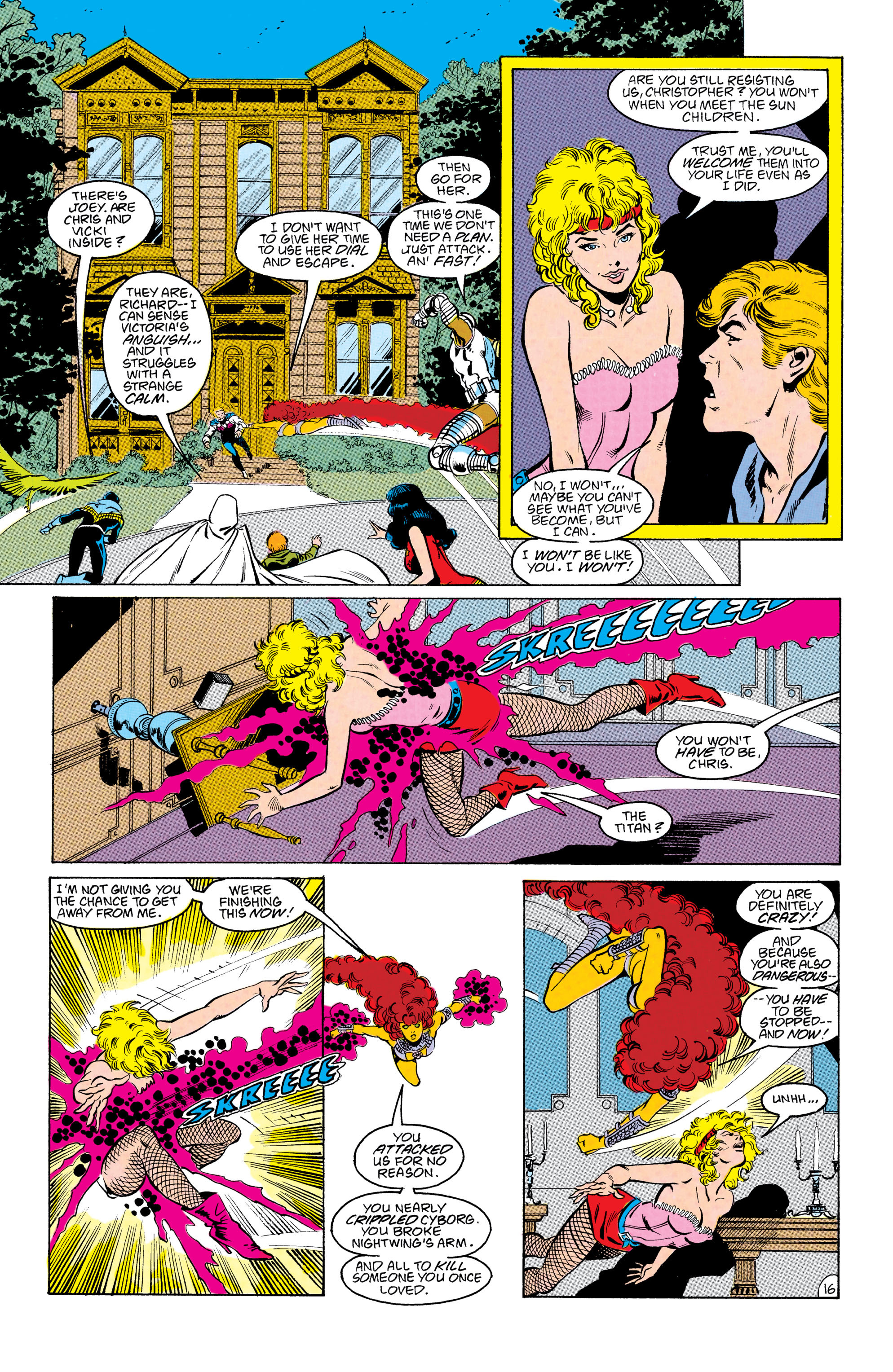 Read online The New Teen Titans (1984) comic -  Issue #46 - 16