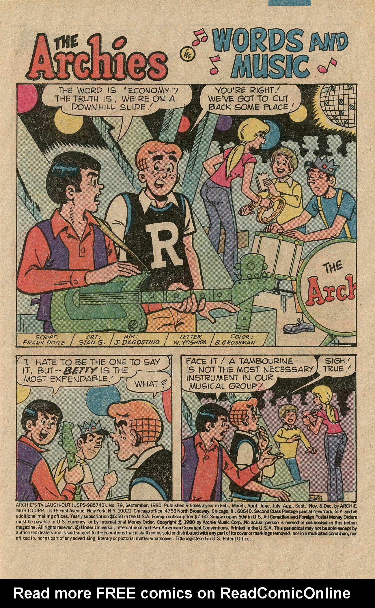 Read online Archie's TV Laugh-Out comic -  Issue #79 - 3