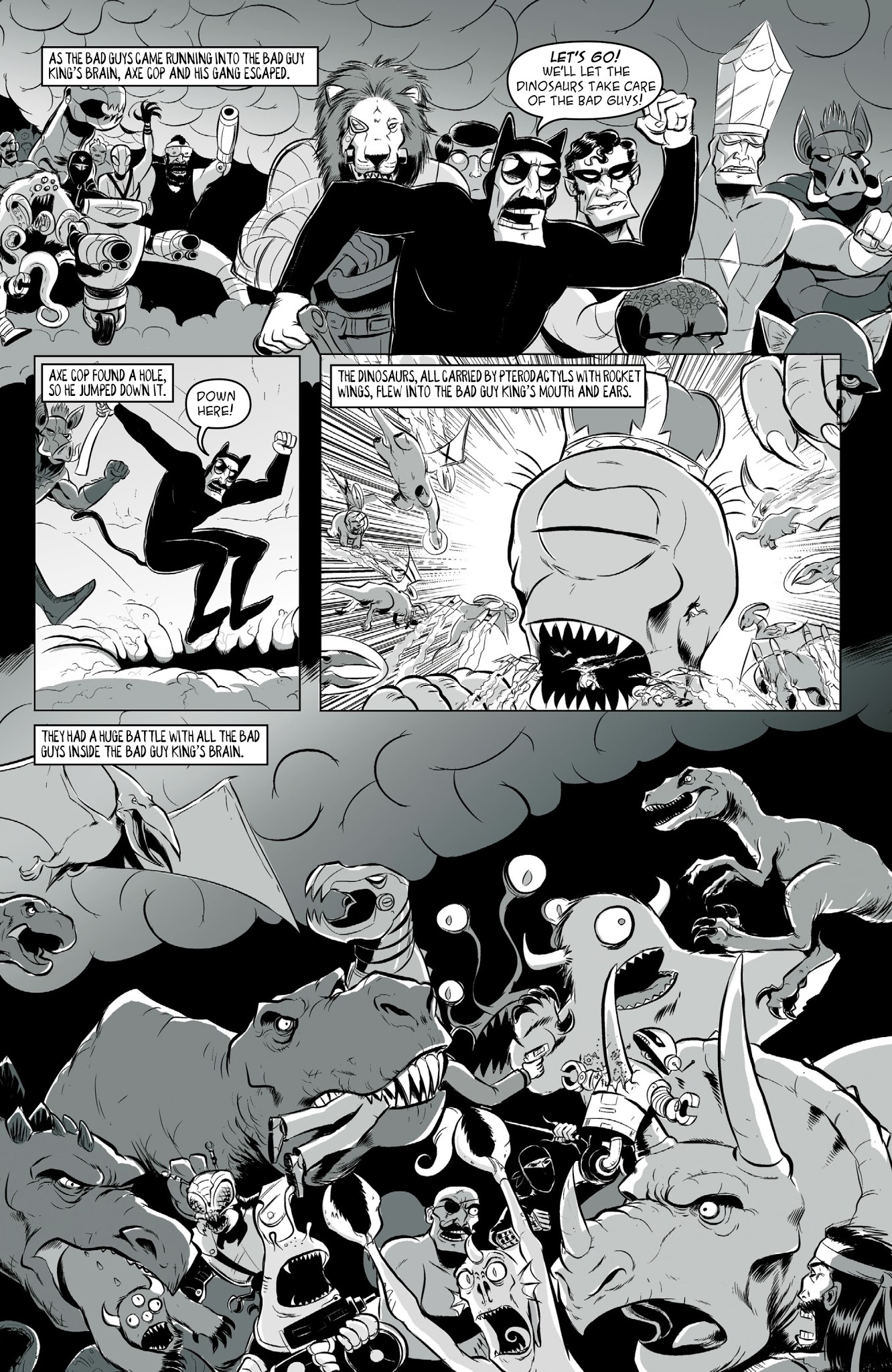 Read online Axe Cop comic -  Issue # TPB 3 - 32