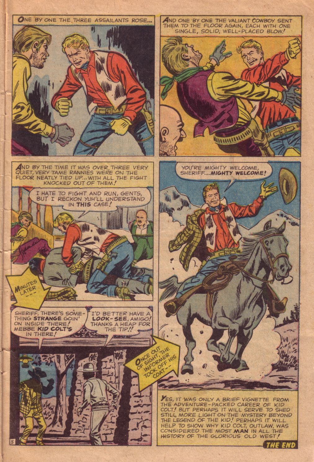 Read online Kid Colt Outlaw comic -  Issue #89 - 7