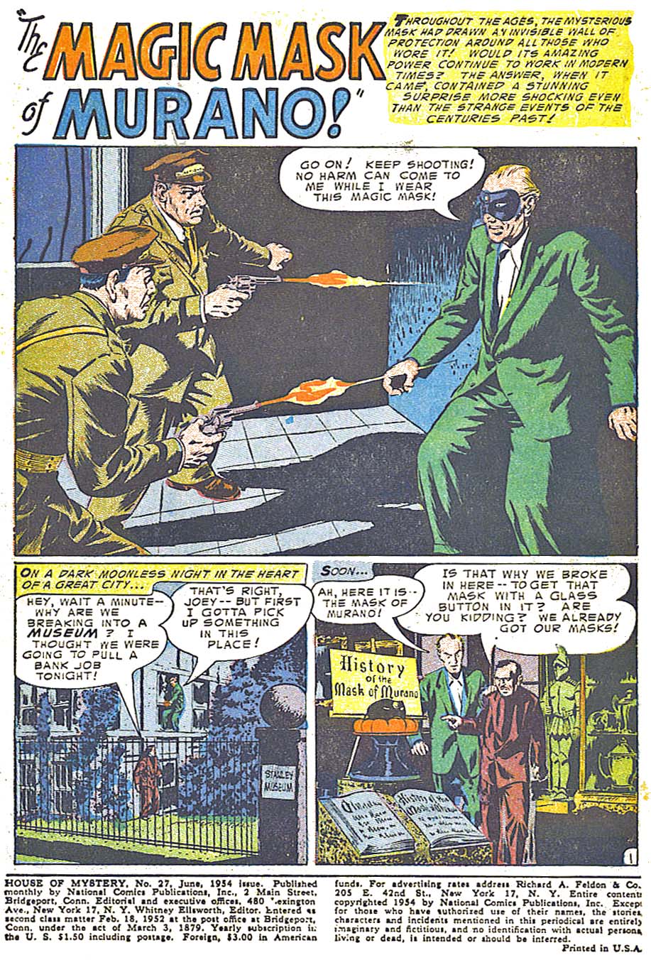 Read online House of Mystery (1951) comic -  Issue #27 - 3