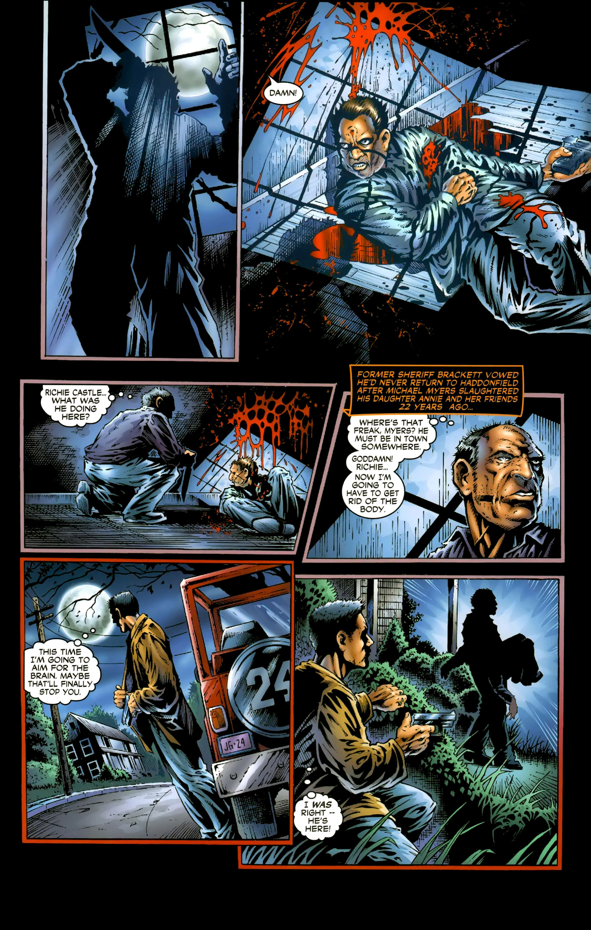 Read online Halloween II: The Blackest Eyes comic -  Issue # Full - 8