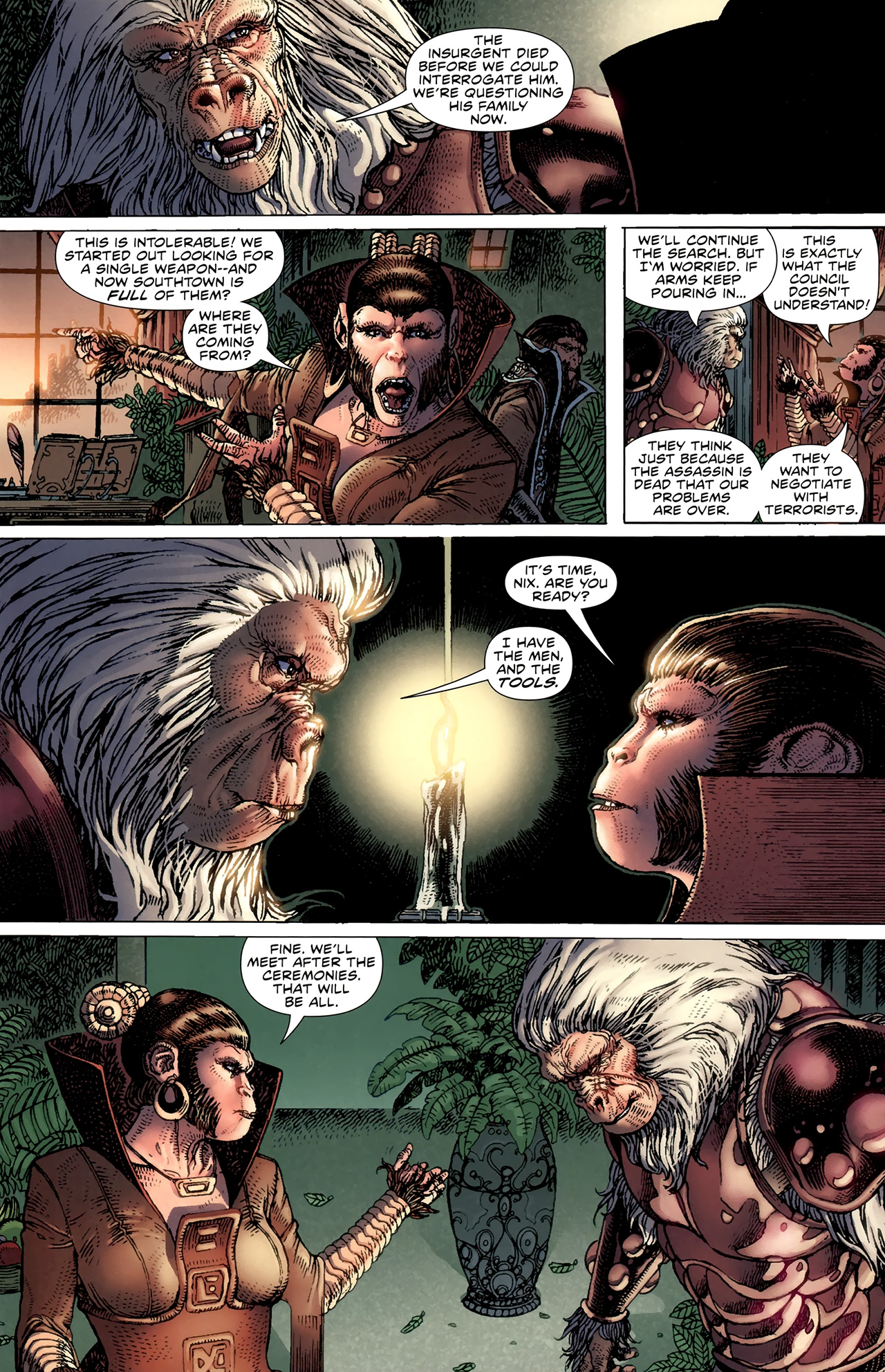 Read online Planet of the Apes (2011) comic -  Issue #7 - 14